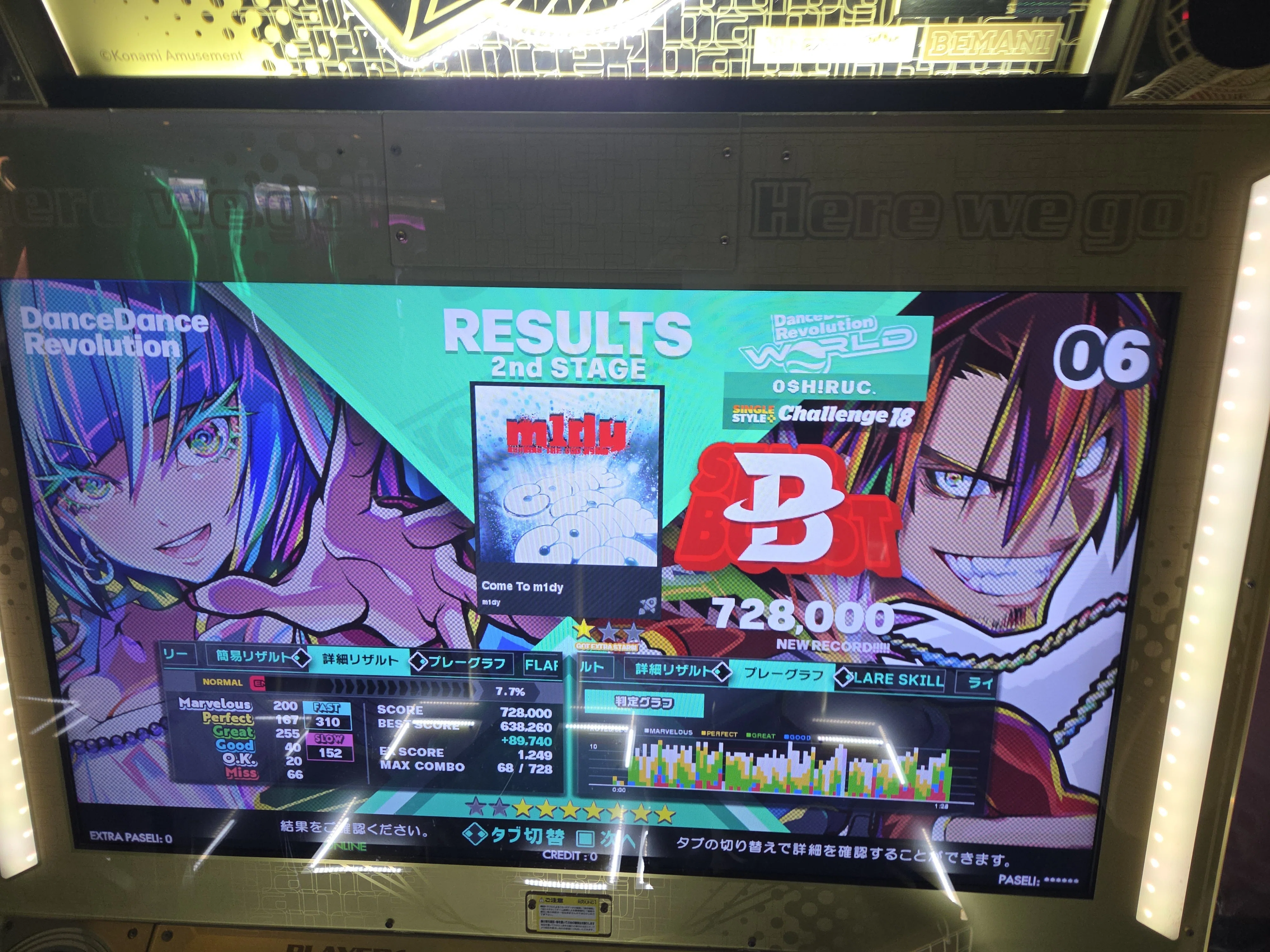 今週忙しかったからDDRやってるどころじゃなかったんだけど（DDRから