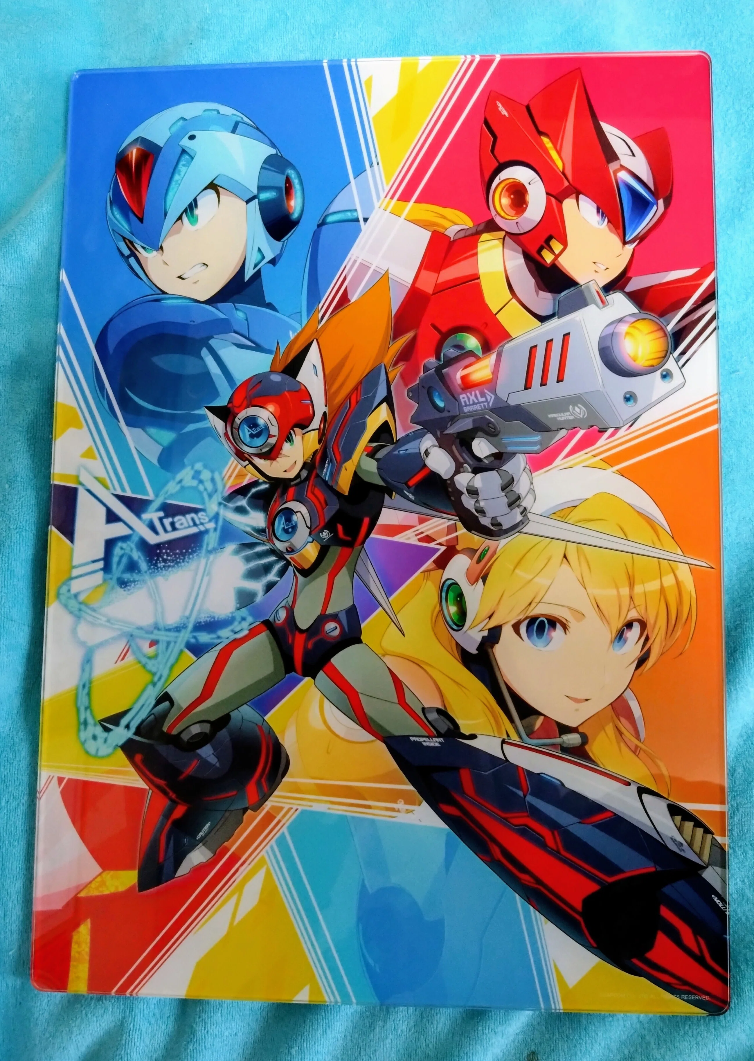 ロックマンXアクリルジークレーボードをまた購入〜フィルム貼り回