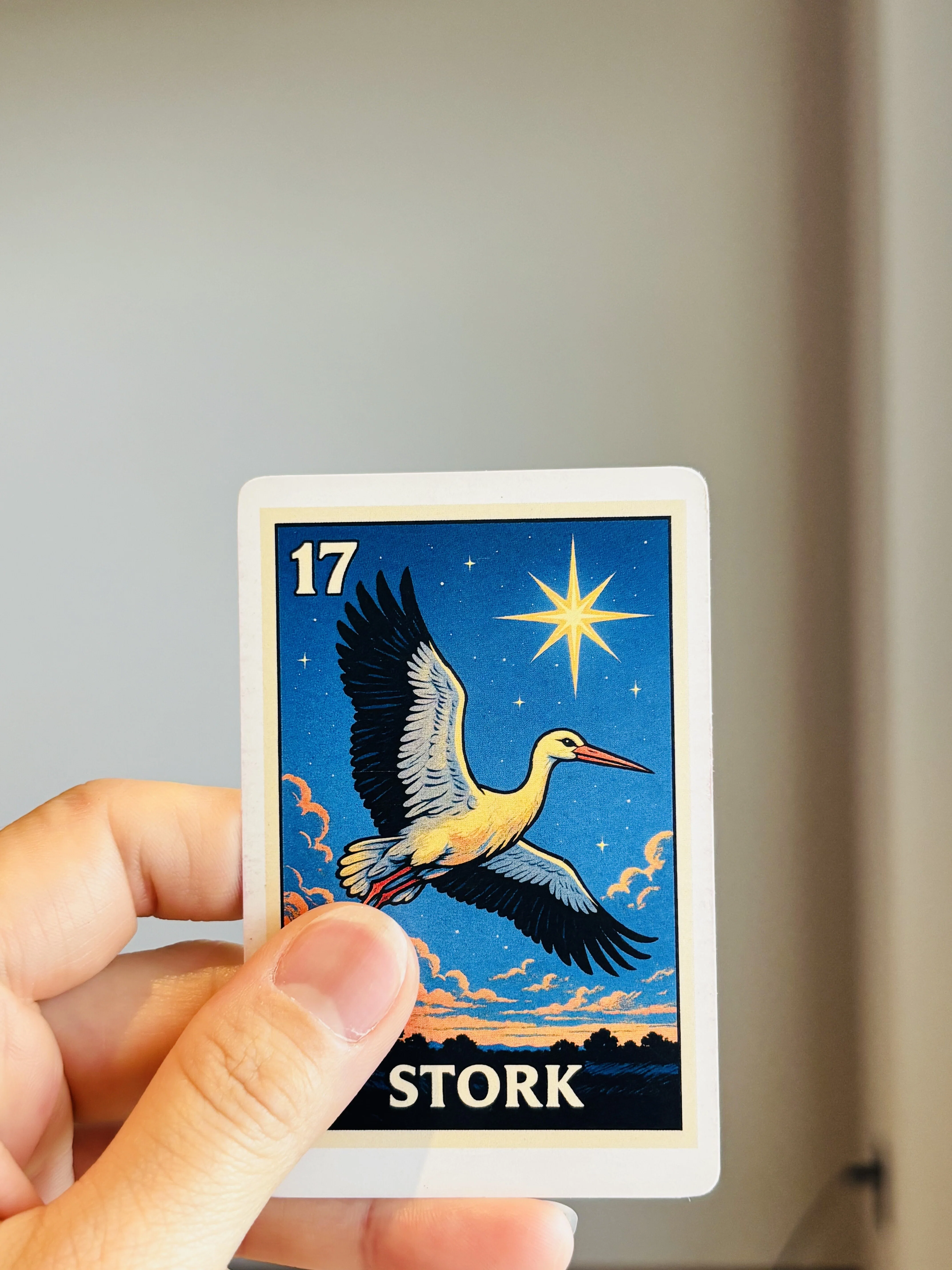 レア ビンテージ ラバードール コウノトリ 鳥 レンペル 完全保存版】ルノルマン・バイブル 17.コウノトリ｜全35ペア・105解釈