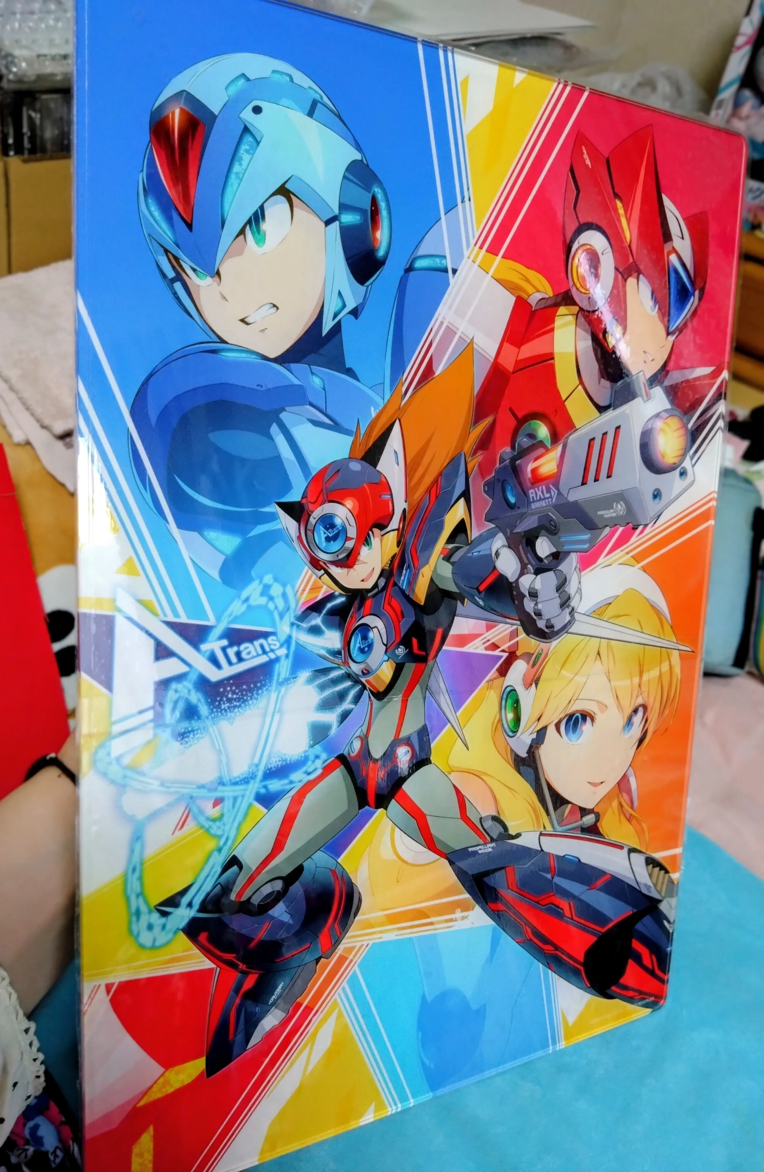 ロックマンXアクリルジークレーボードをまた購入〜フィルム貼り回