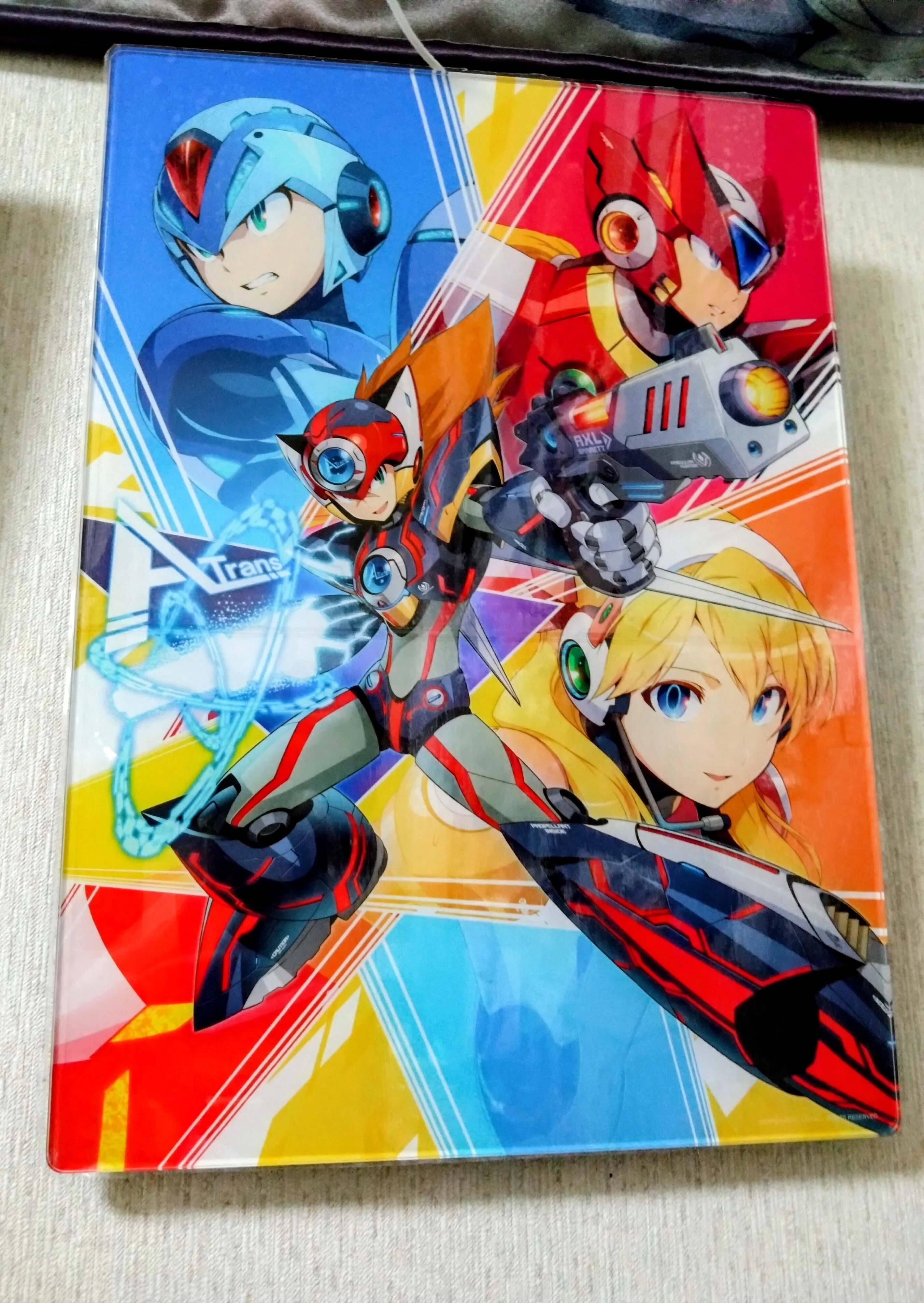 ロックマンXアクリルジークレーボードをまた購入〜フィルム貼り回