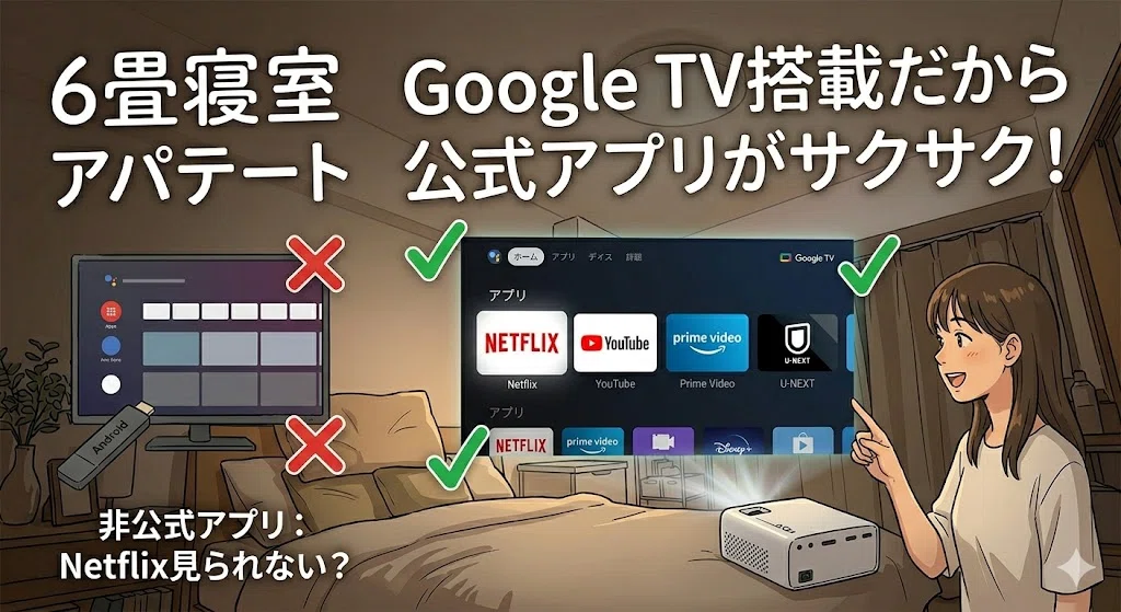 6畳の部屋に「ひとり映画館」ができた話｜TOPTRO TP3を3ヶ月使って