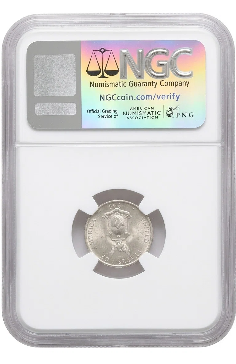 戦火を越えた日米の歴史。1945年アメリカ領フィリピン10センタボ銀貨