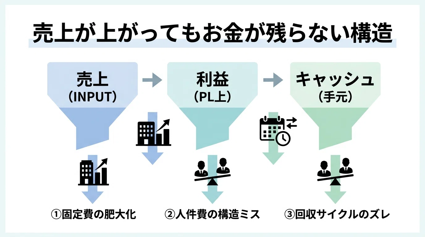 売上は過去最高なのに、月末には口座が空っぽ——元エンジニア社長が