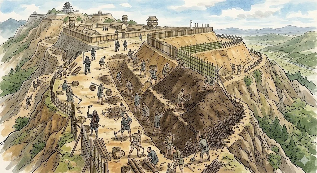 戦国時代の「土塁」と「切岸」｜菅原裕司