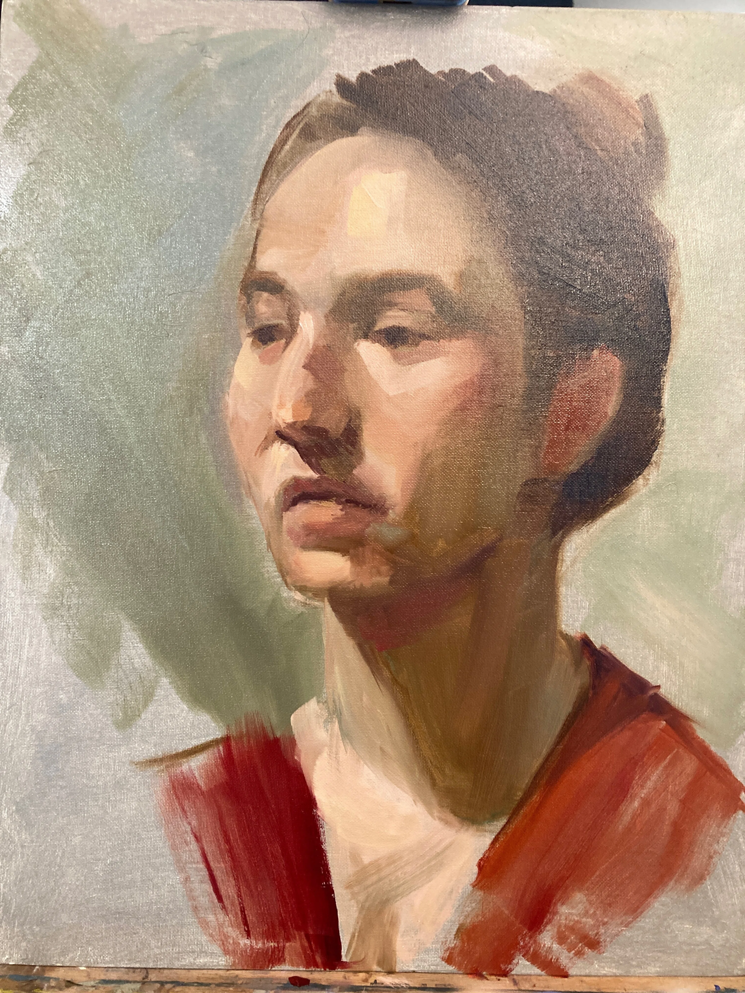 Oil Painting Workshop Day 5: A Bittersweet Final Day Portrait