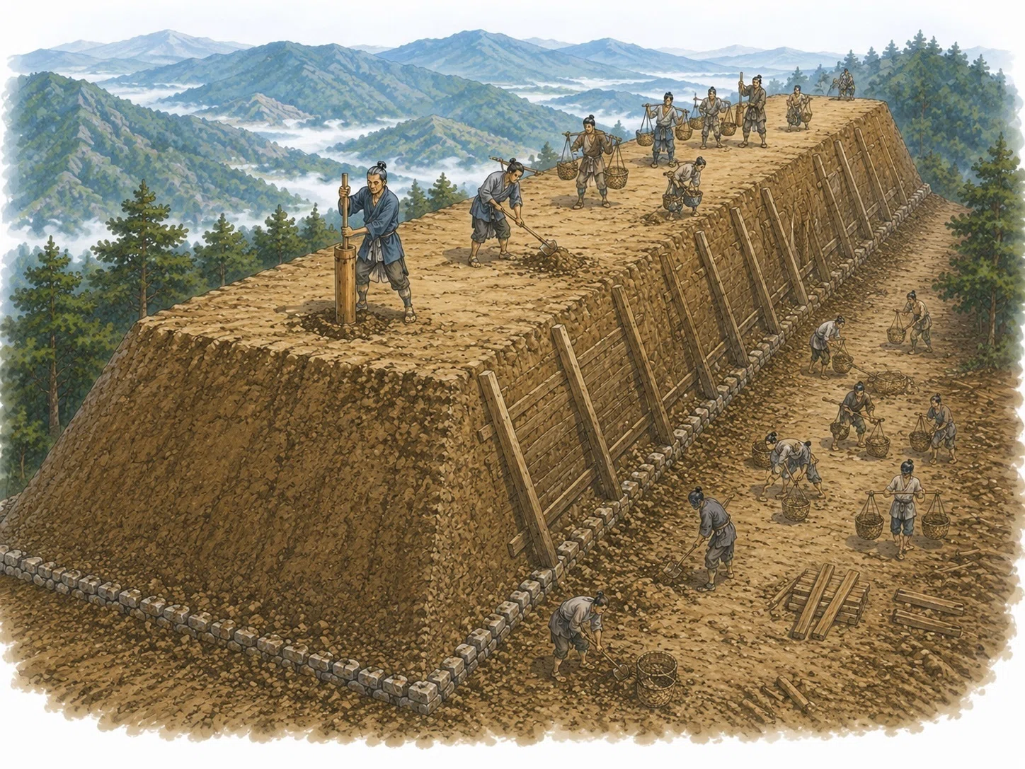 戦国時代の「土塁」と「切岸」｜菅原裕司