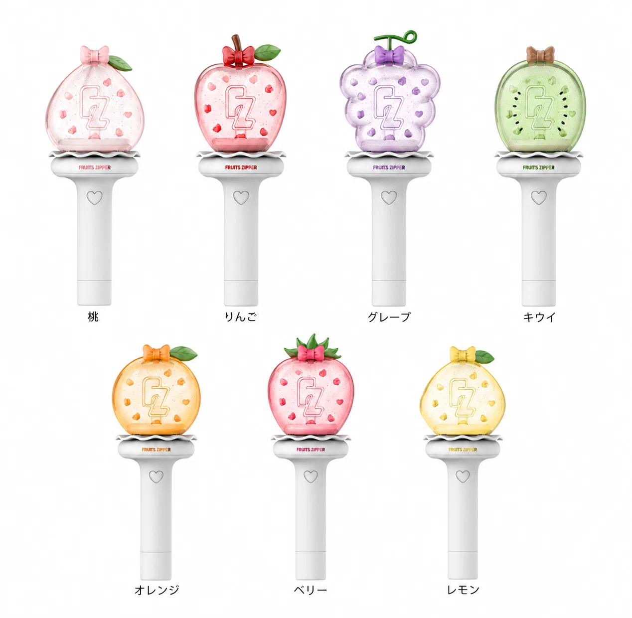 FRUITSZIPPER ペンライト るなぴ カスタム付き カワラボグループのペンライト似すぎなので新しいの考えてみた