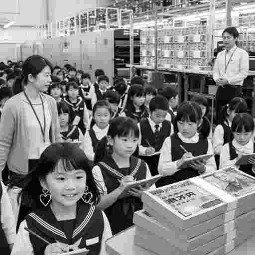日本の小学生 社会科見学 AI画像/by 日本人クリエイター サンプル40