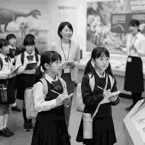 日本の小学生 社会科見学 AI画像/by 日本人クリエイター サンプル39