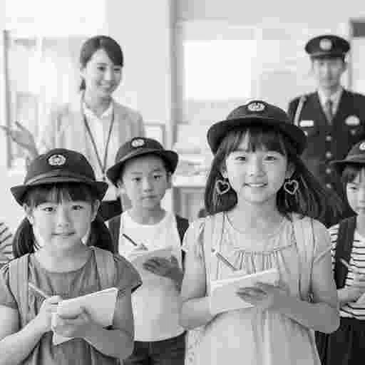 日本の小学生 社会科見学 AI画像/by 日本人クリエイター サンプル34