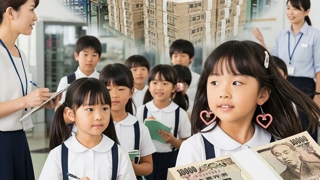 日本の小学生 社会科見学 AI画像/by 日本人クリエイター/写真販売 AI画像 有料＜40枚：350円＞商用利用可02