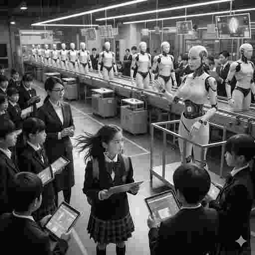 日本の小学生 社会科見学 AI画像/by 日本人クリエイター/写真販売 AI画像 有料＜40枚：350円＞商用利用可（サンプル）14