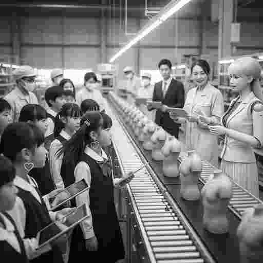 日本の小学生 社会科見学 AI画像/by 日本人クリエイター/写真販売 AI画像 有料＜40枚：350円＞商用利用可（サンプル）16