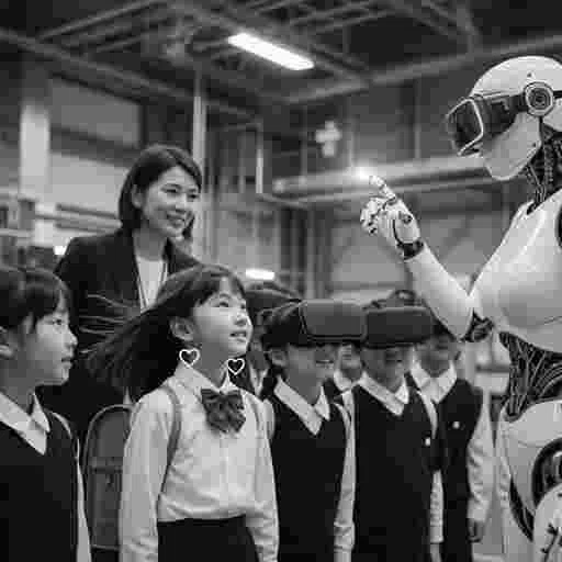 日本の小学生 社会科見学 AI画像/by 日本人クリエイター/写真販売 AI画像 有料＜40枚：350円＞商用利用可（サンプル）13