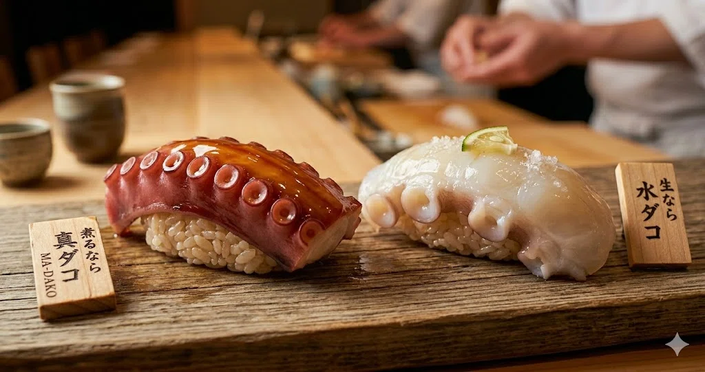 🐙 煮だこ|日本食文化 🇯🇵 寿司編|和食ペディア WashokuPedia|NI-DAKO/Bạch tuộc hầm ...