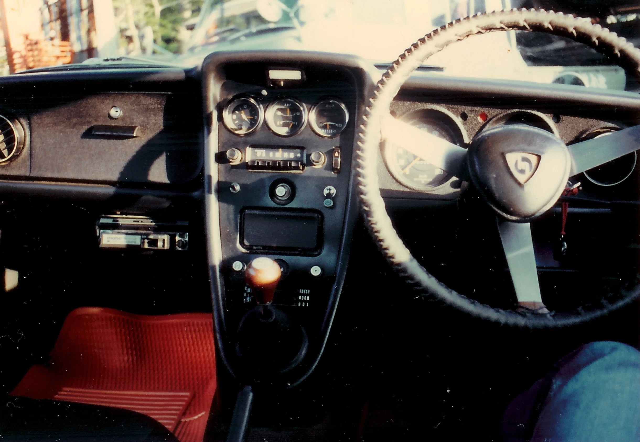 スノボー3点セット-MAZDAファミリアロータリークーペ純正ステアリング木製