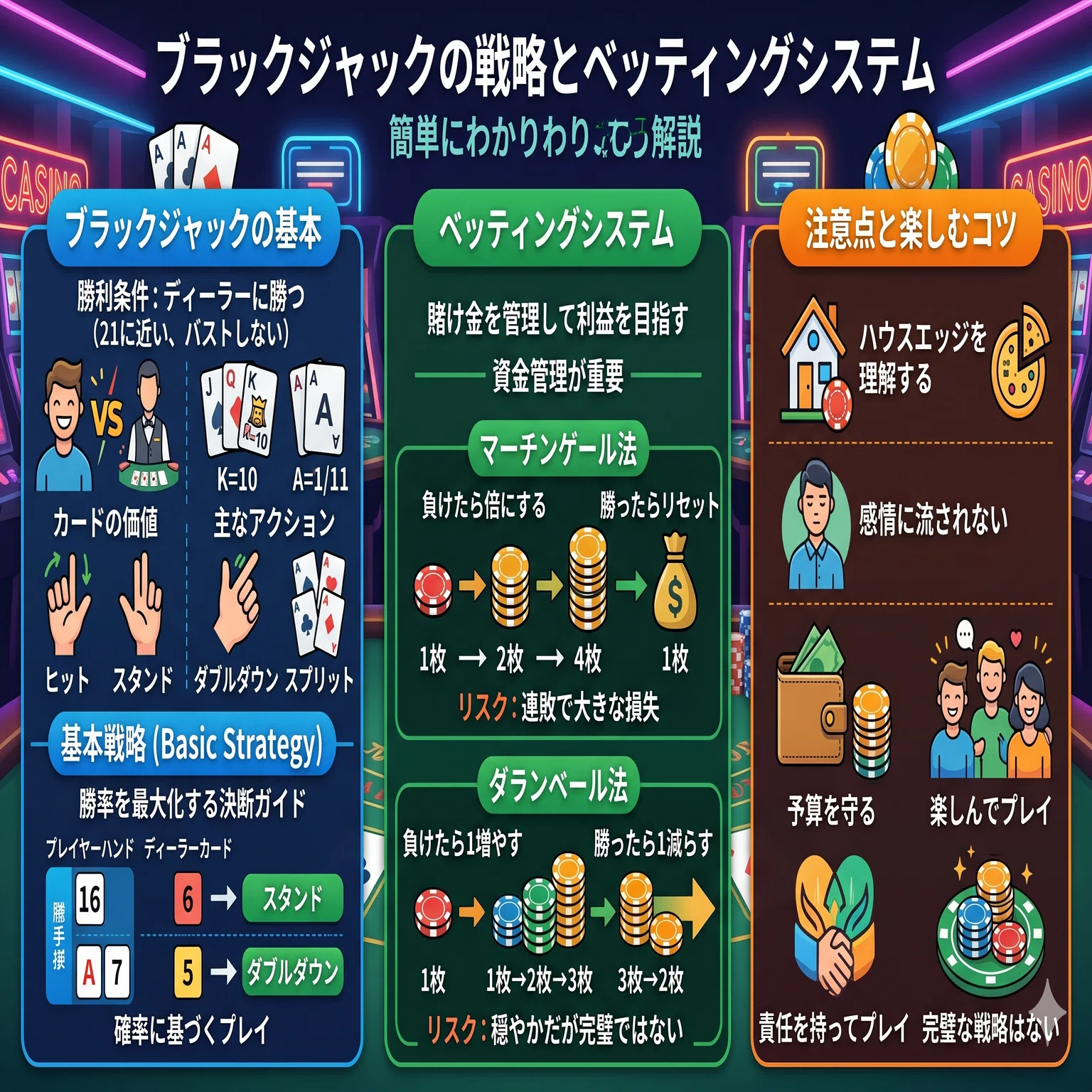 126.【カジノ】で見つけた人生の攻略法、東大式ブラックジャック