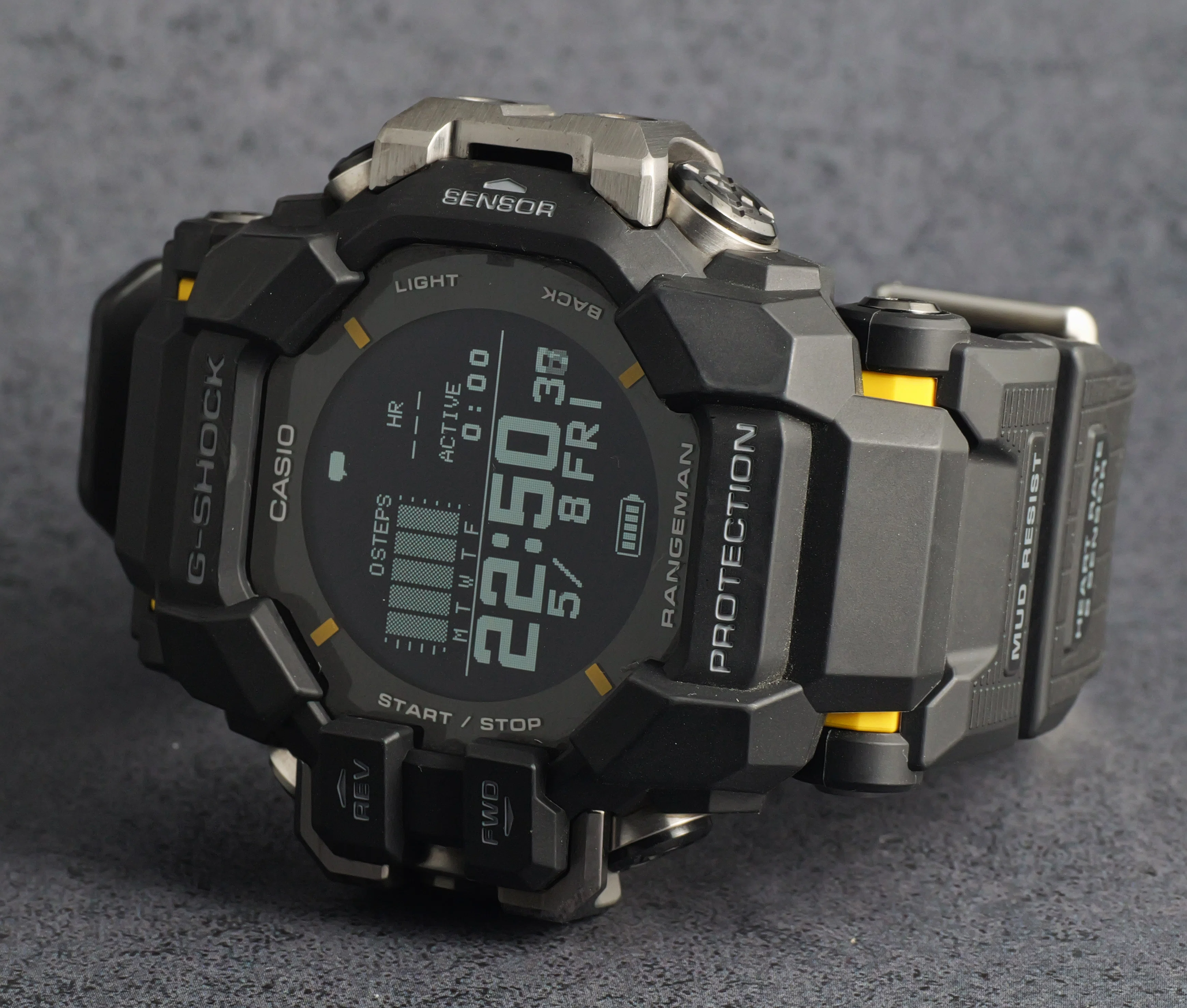 時計 G-SHOCK RANGEMAN GPR-H100 G-SHOCK Rangeman GPR-H1000-1DR Master of G Preto - Relojoaria