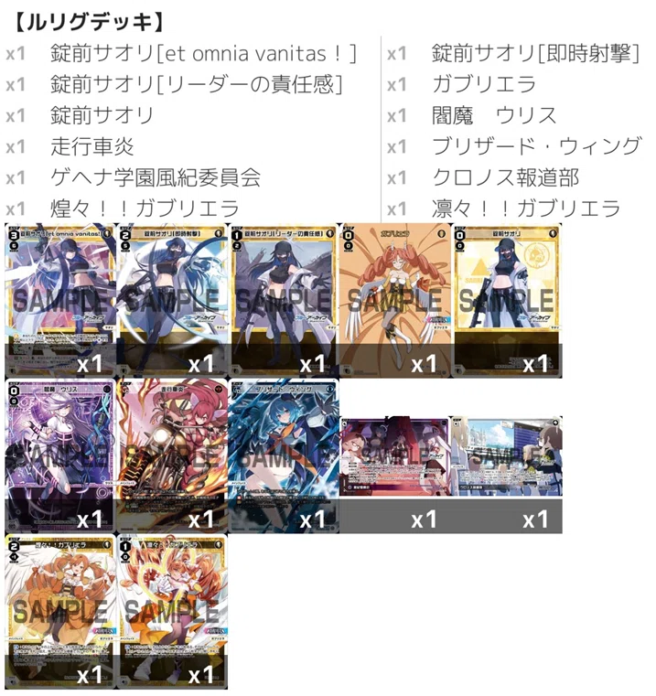 チーム構成で遊んでみませんか？～GP完走チーム青白サオリ～｜こんいろ