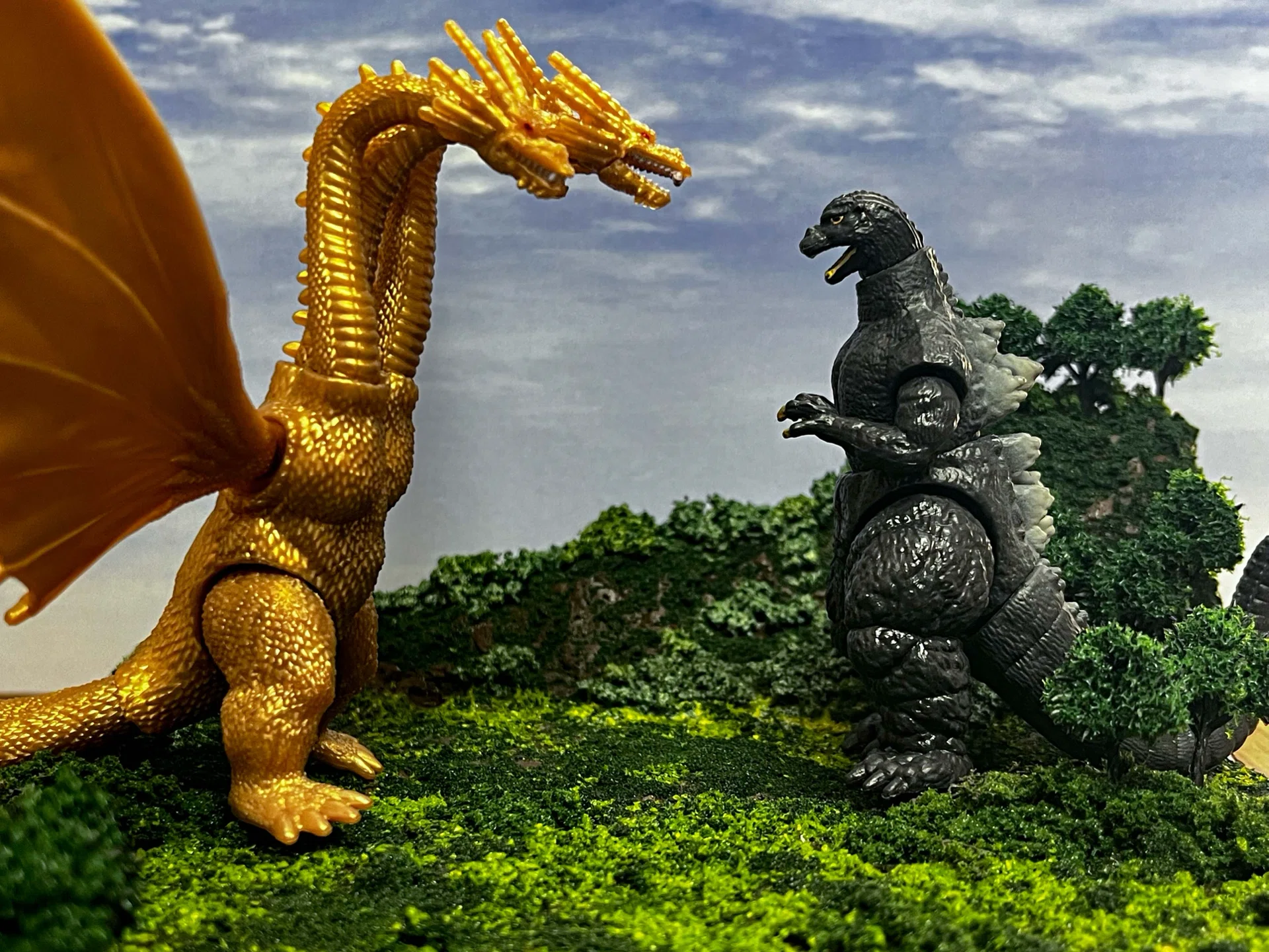 ゴジバースト用のジオラマをまた作った。｜Elpacho Pamyole