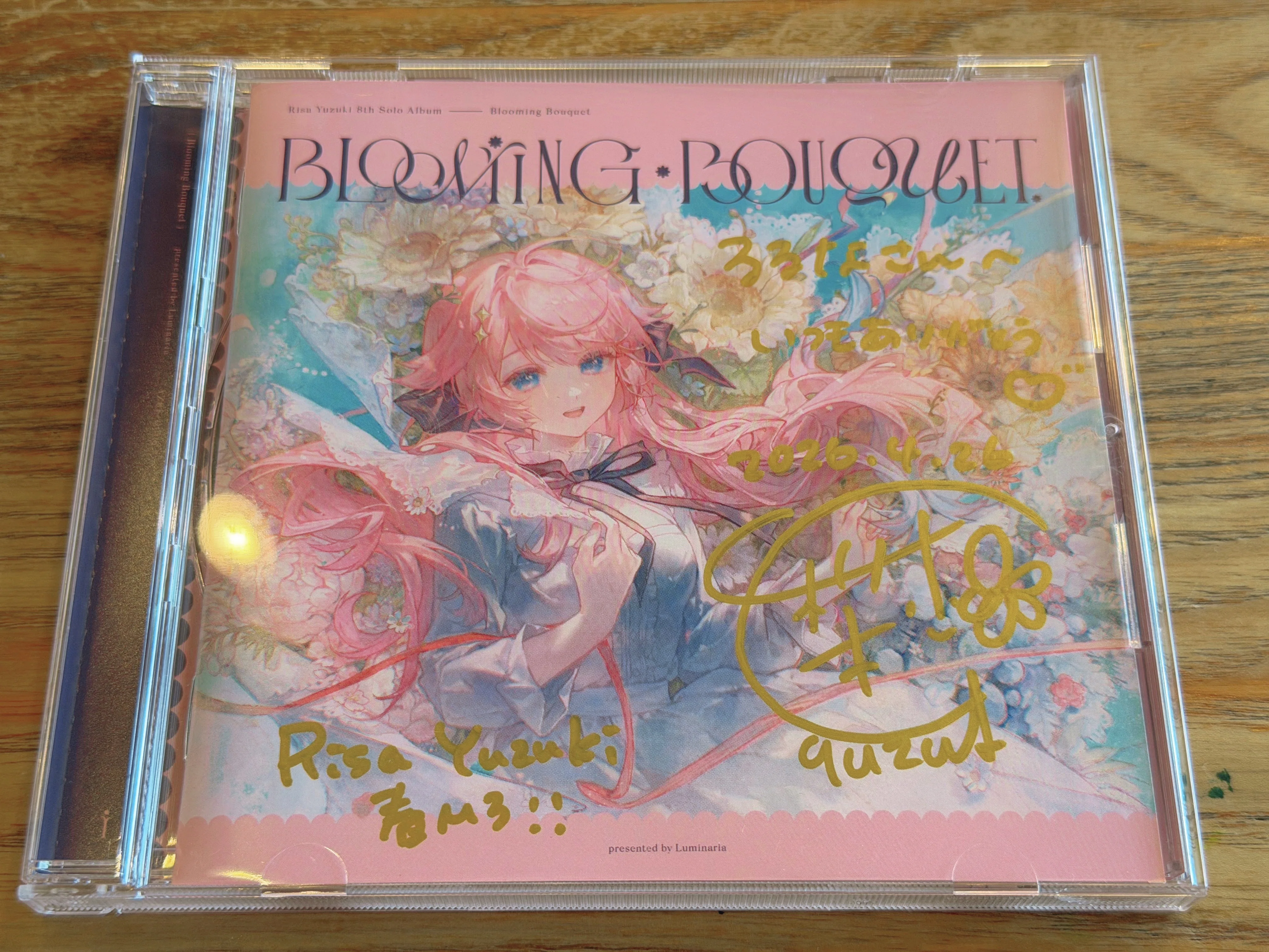 Risa Yuzuki 8th ALBUM 「 Blooming Bouquet 」感想【春M3】｜るるな