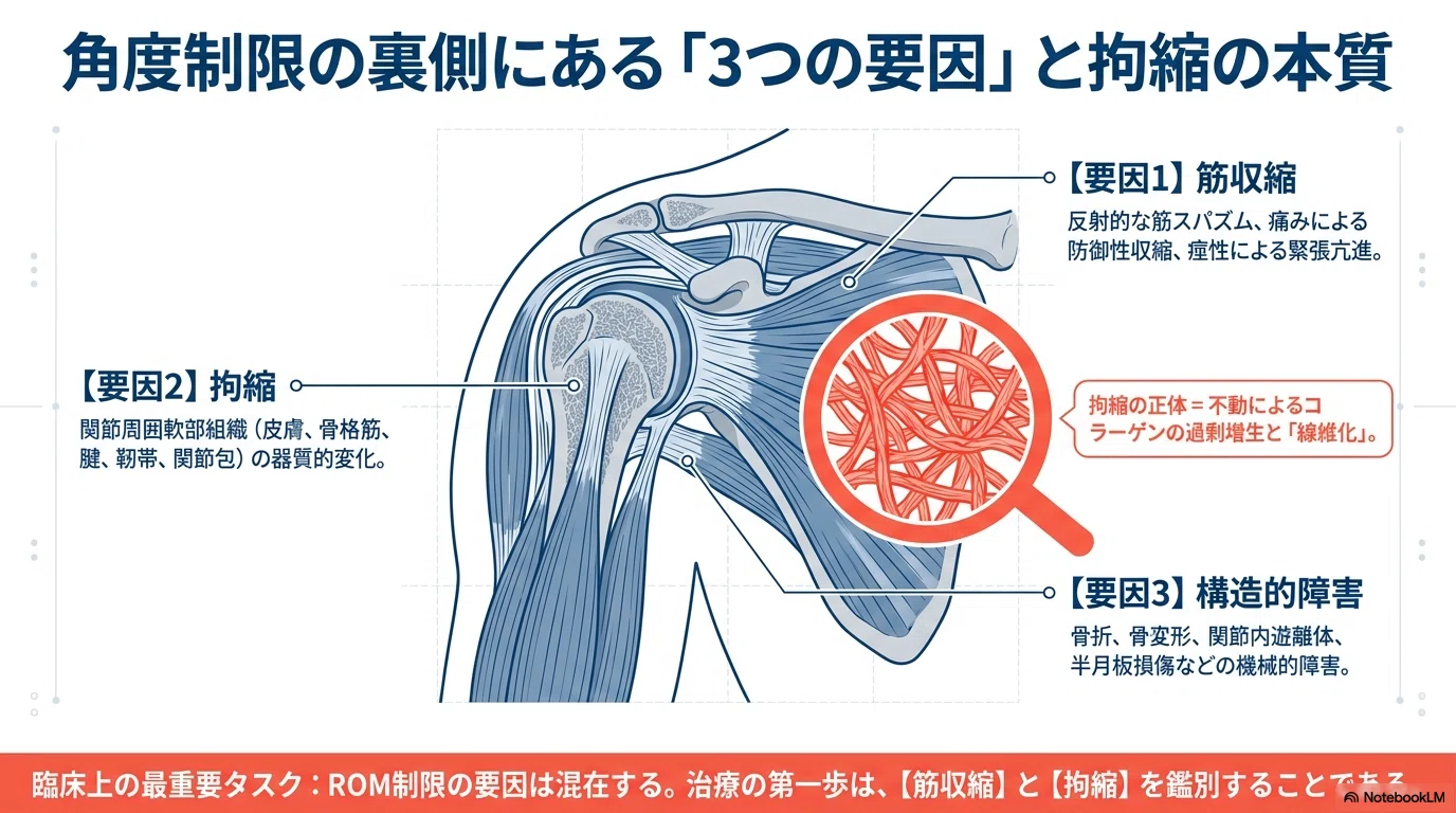 関節可動域制限のメカニズム - End-feelから紐解く拘縮の病態｜片山 瑞