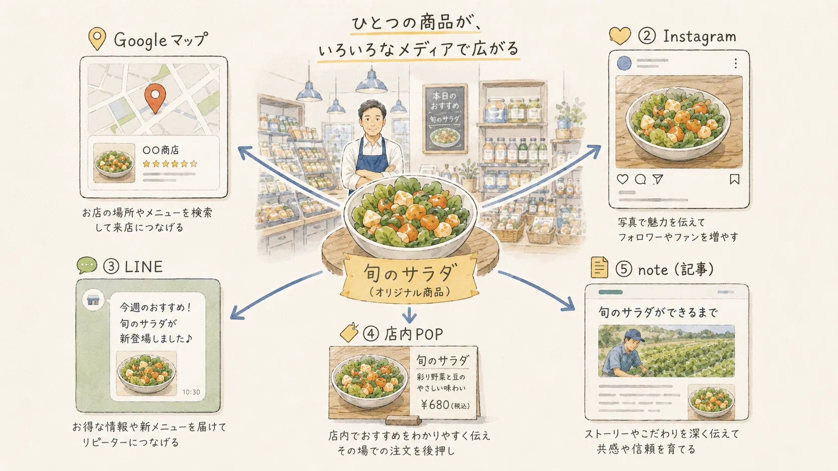 なぜ、あなたのお店の発信は「頑張っているのに売場につながらない