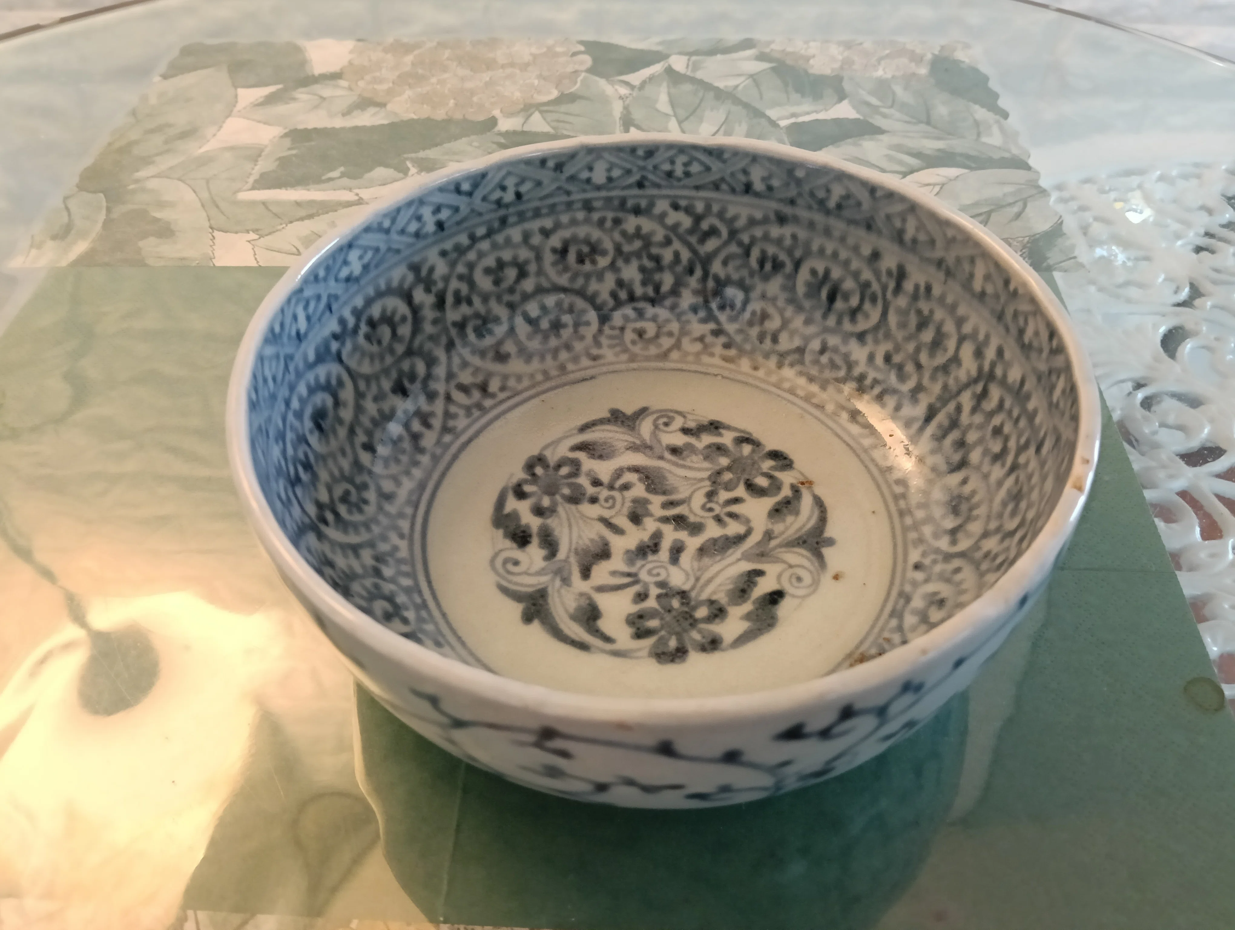 古伊万里　蛸唐草　鉢 古伊万里染付蛸唐草紋様 蕎麦猪口 4客セット | 古美術 希 のぞみ 美術