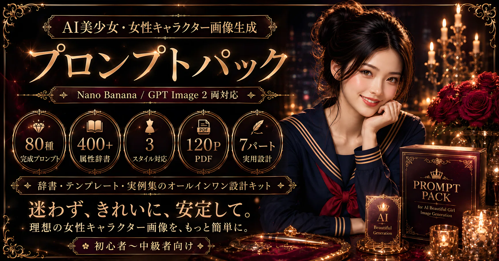 ななりん プロフありページ 🖼 ┃特報┃ GPT Image 2にも対応！AI美少女・女性キャラクター画像