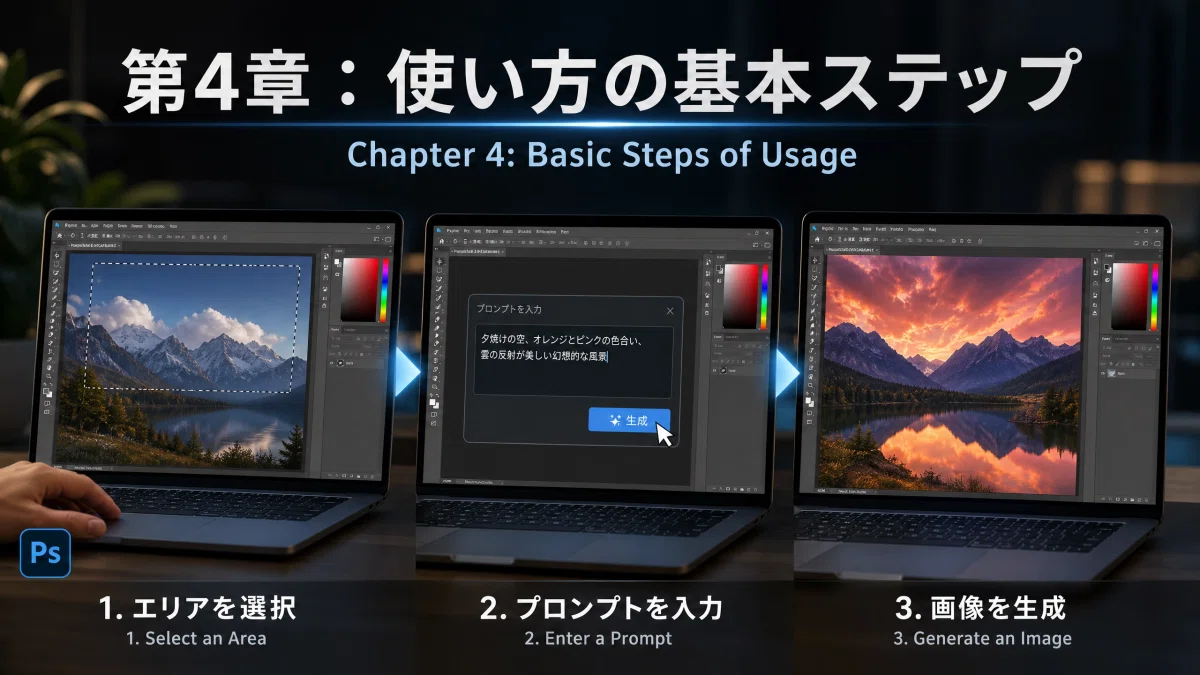 [Adobe 공식 준수] Photoshop의 Generative Fill과 Generative Expand를 사양과 함께 ...