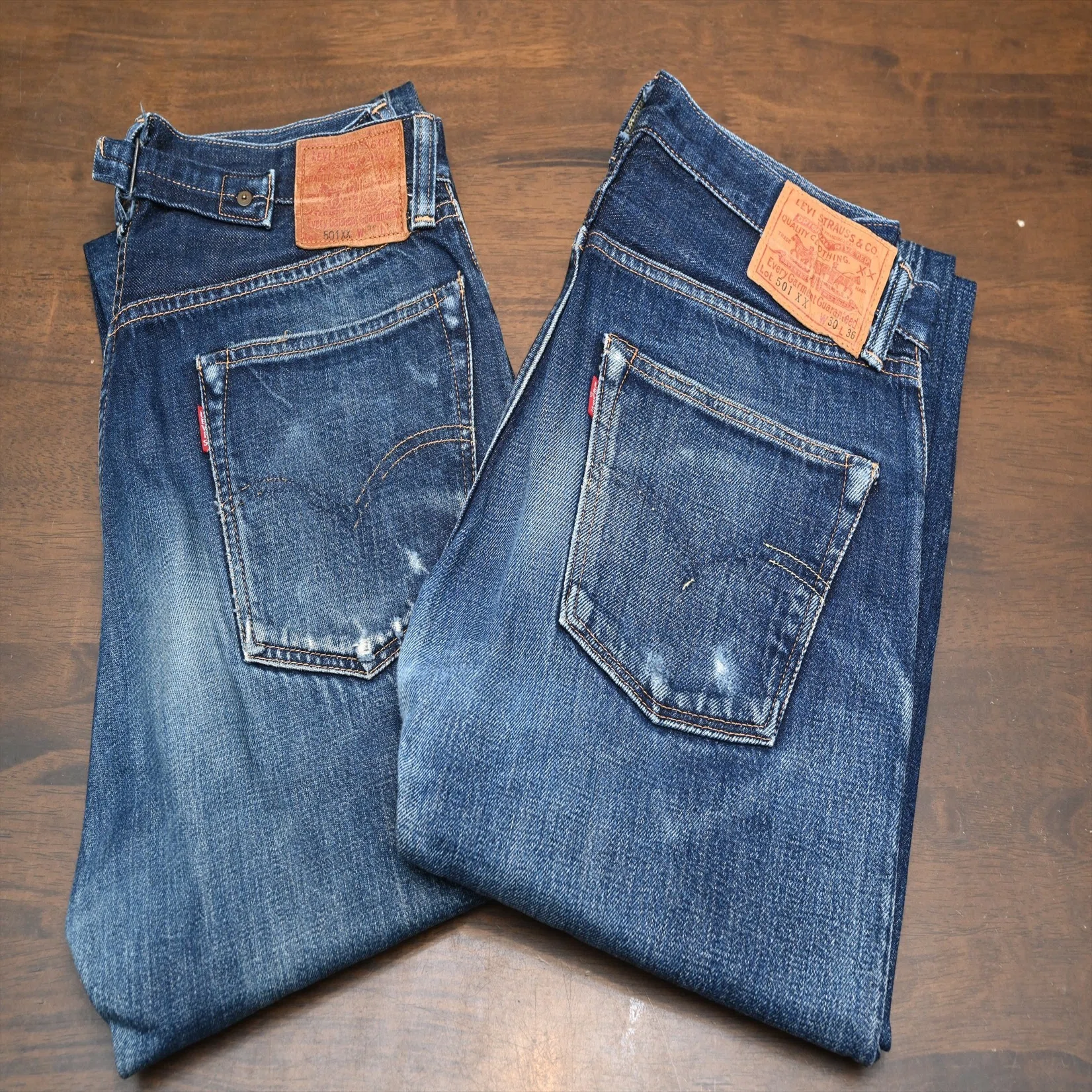 ファッション】実家に置いてきたリーバイスのジーンズを識別してみた｜blue