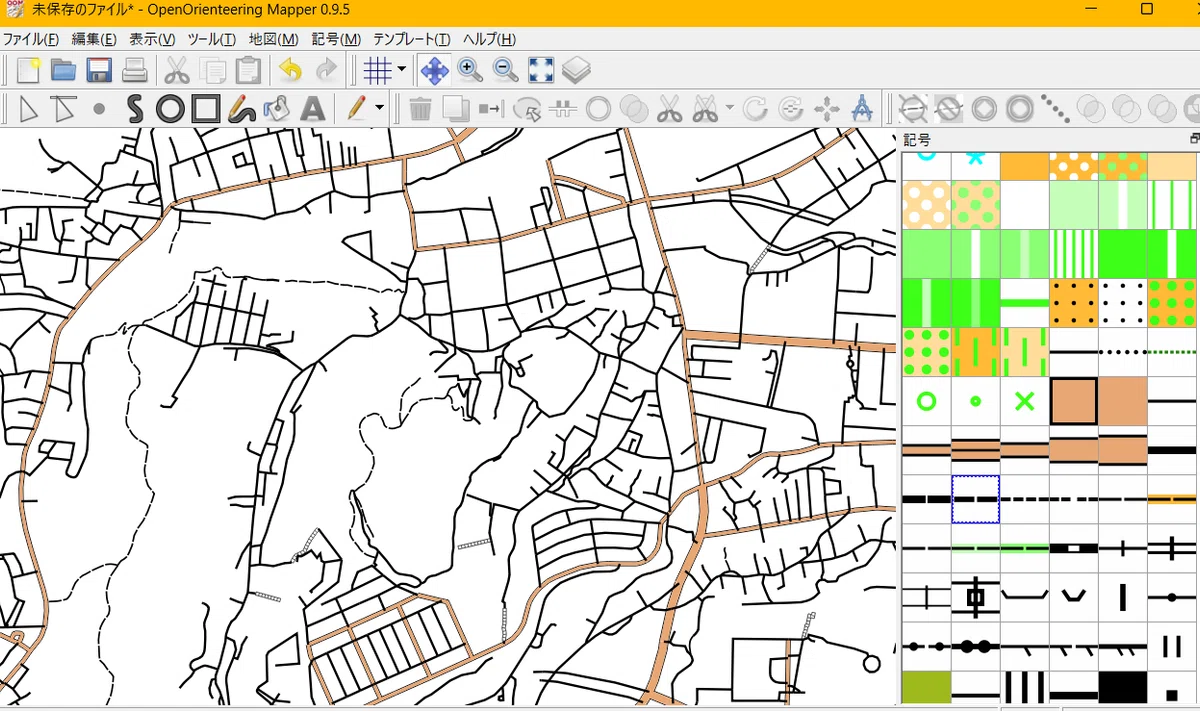 Openorienteering Mapper 国土数値情報の道路中心線をOpenOrienteering Mapperで使ってみる|tjmsy