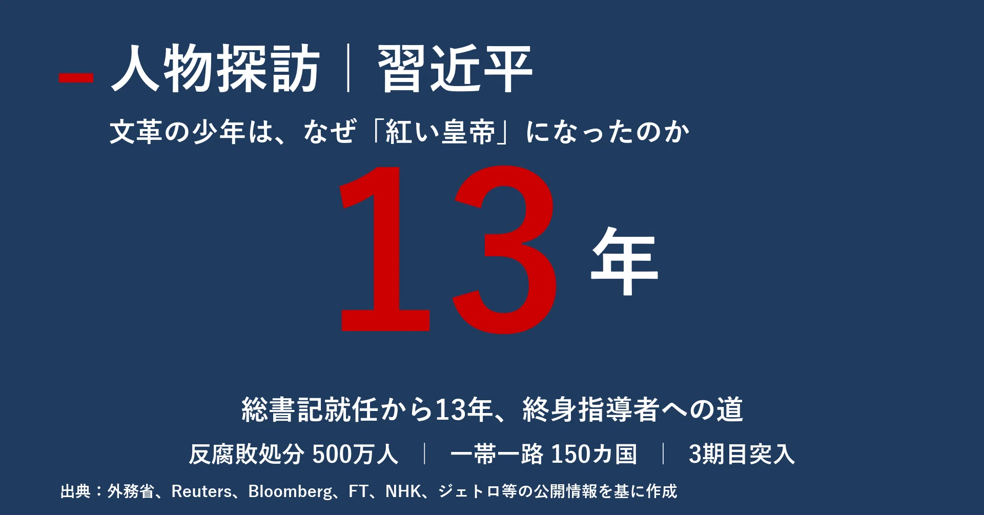 人物探訪｜習近平｜宮野宏樹