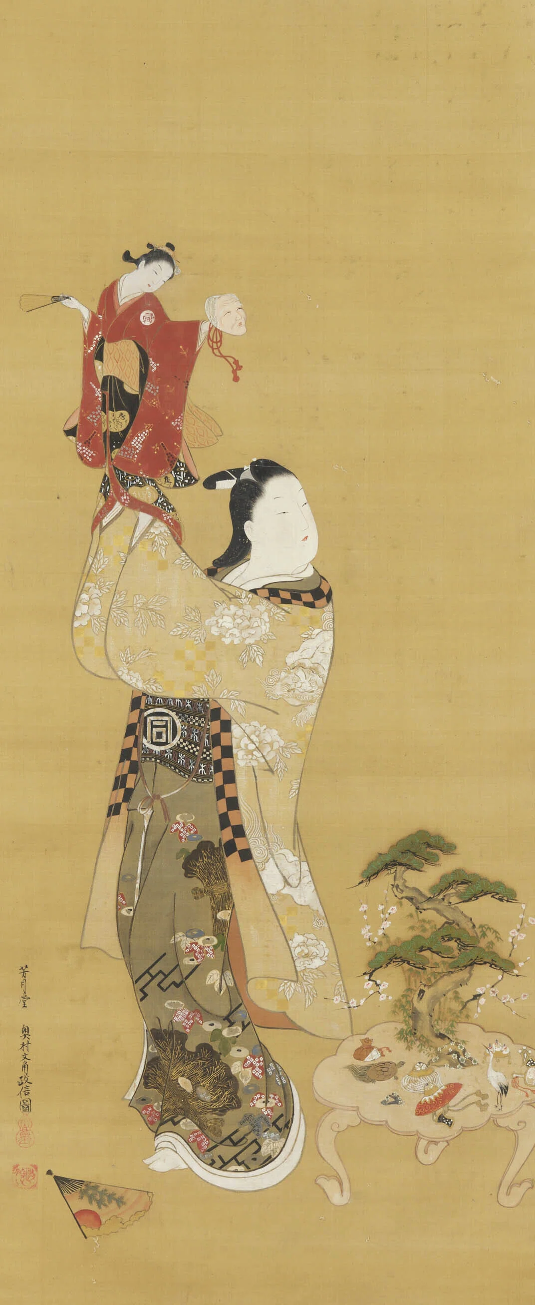 佐野川市松の人形遣い/奥村政信 /紅絵 /市松模様 多賀城市 市松模様」を流行らせた、佐野川市松ってどんな人？①【紹介編】｜太田