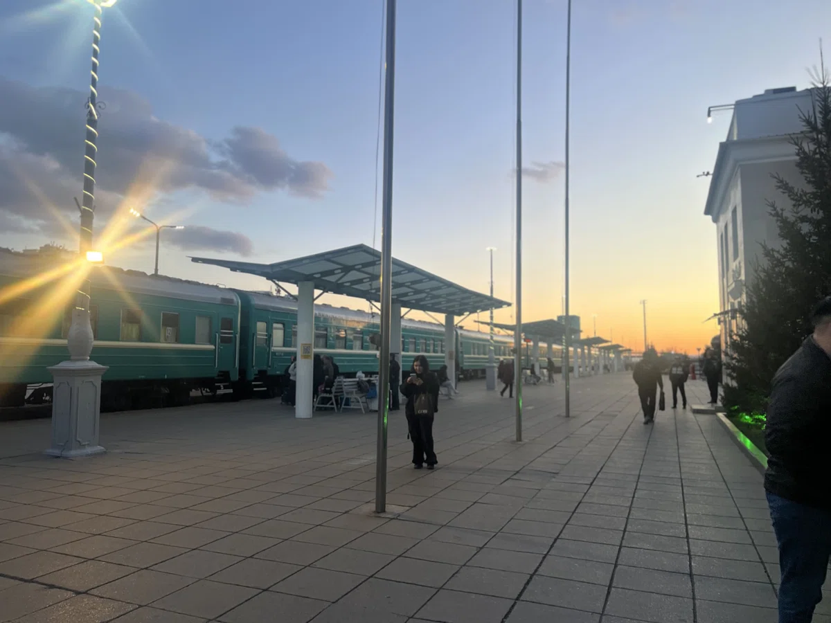 ウランバートル駅 列車