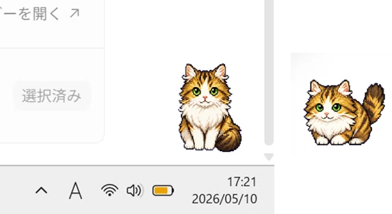 非エンジニアが30分で推し猫をデスクトップに住まわせる話（Codex Pets