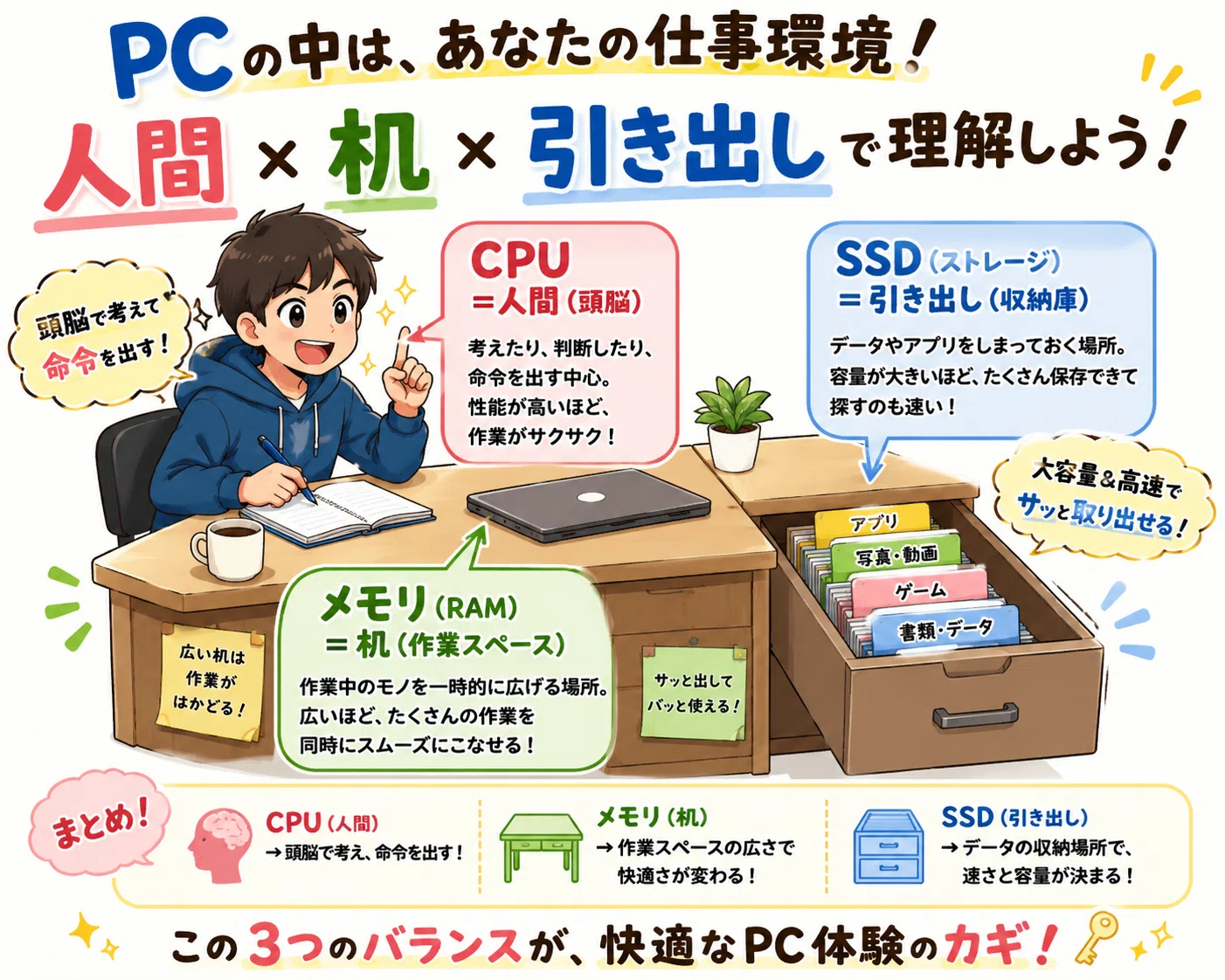 CPUとかメモリとか正直わからないので、“超ざっくり”整理します【DX