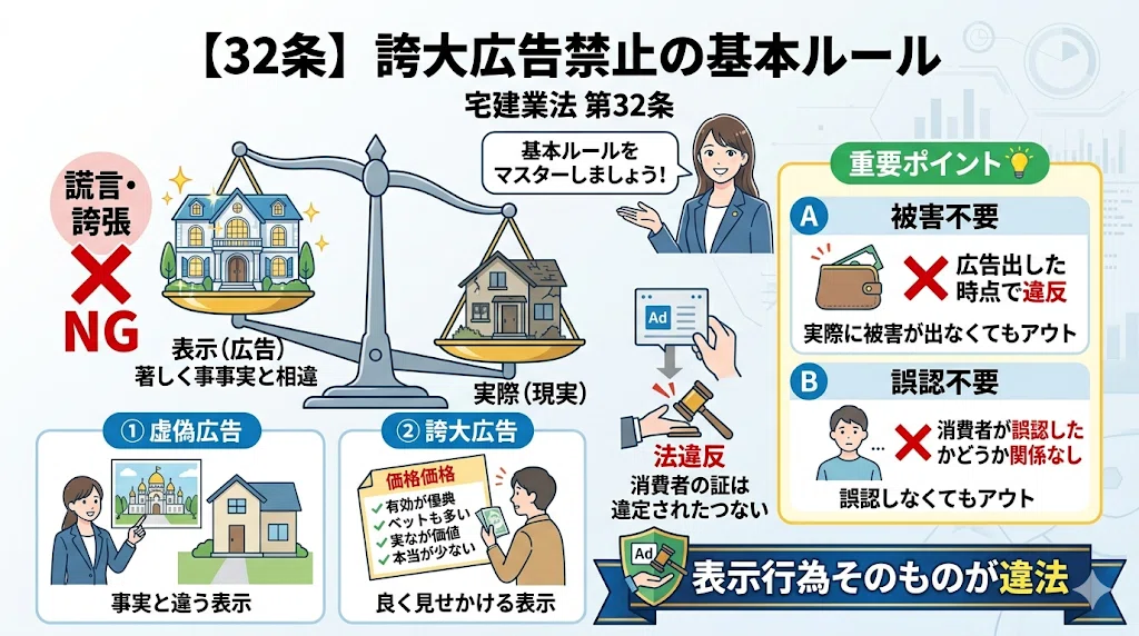 宅建】広告規制の詳細 完全マスター｜宅建一発合格 宅建女子 葵🌱