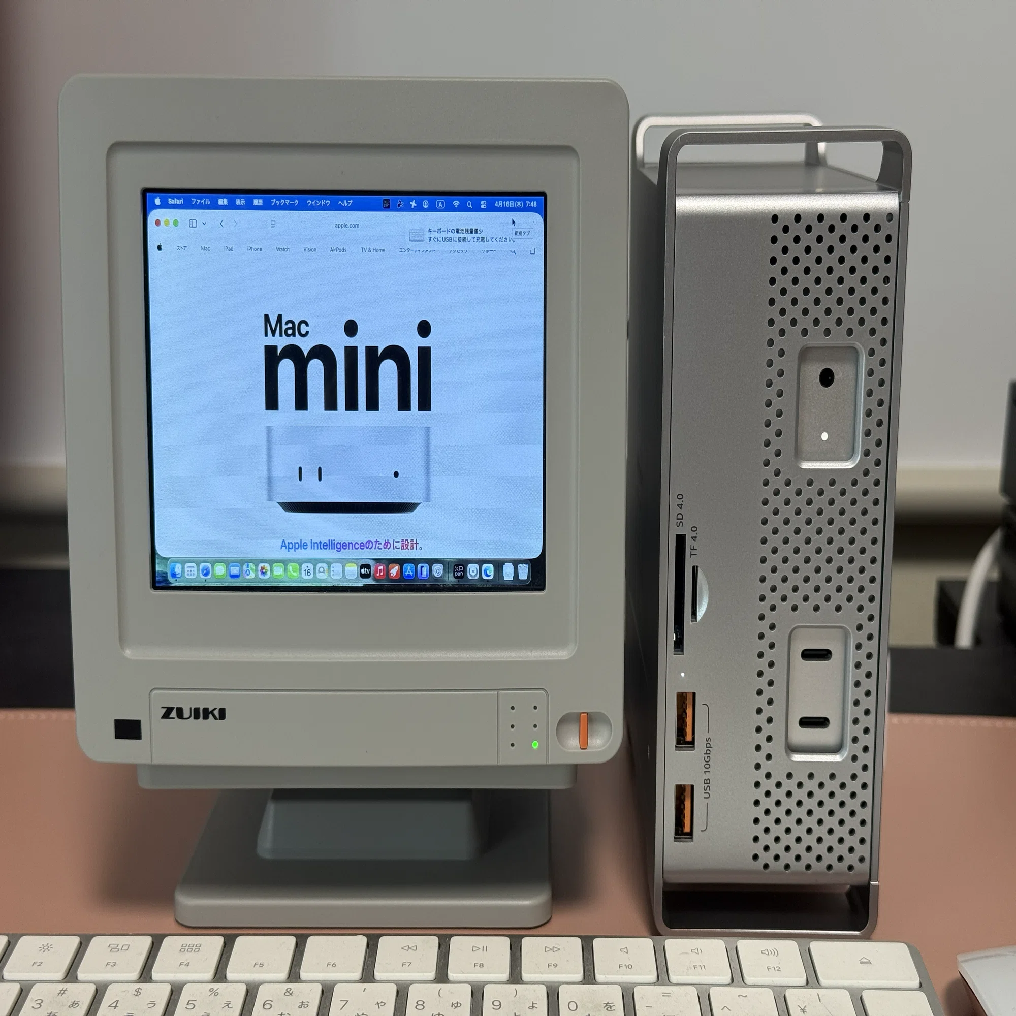 Mac デスクトップ A Miraculous Sync! The Perfect Combination of a Power Mac G5-Style