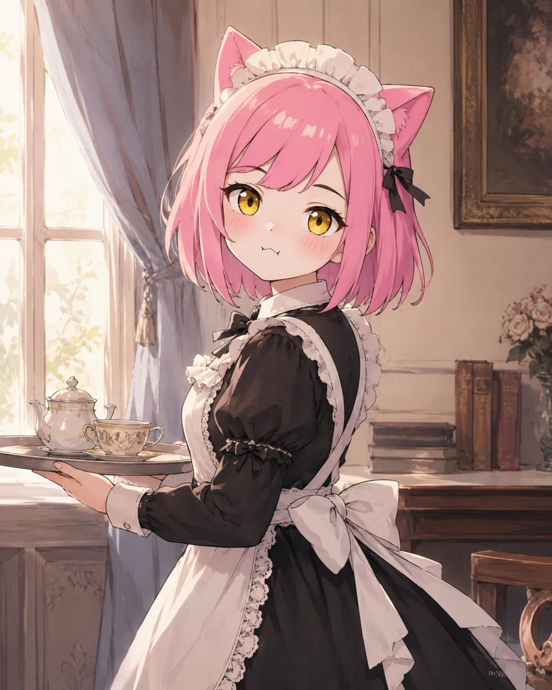 メイドの日｜ChatGPT イラストも小説も進化しすぎな件｜もへ