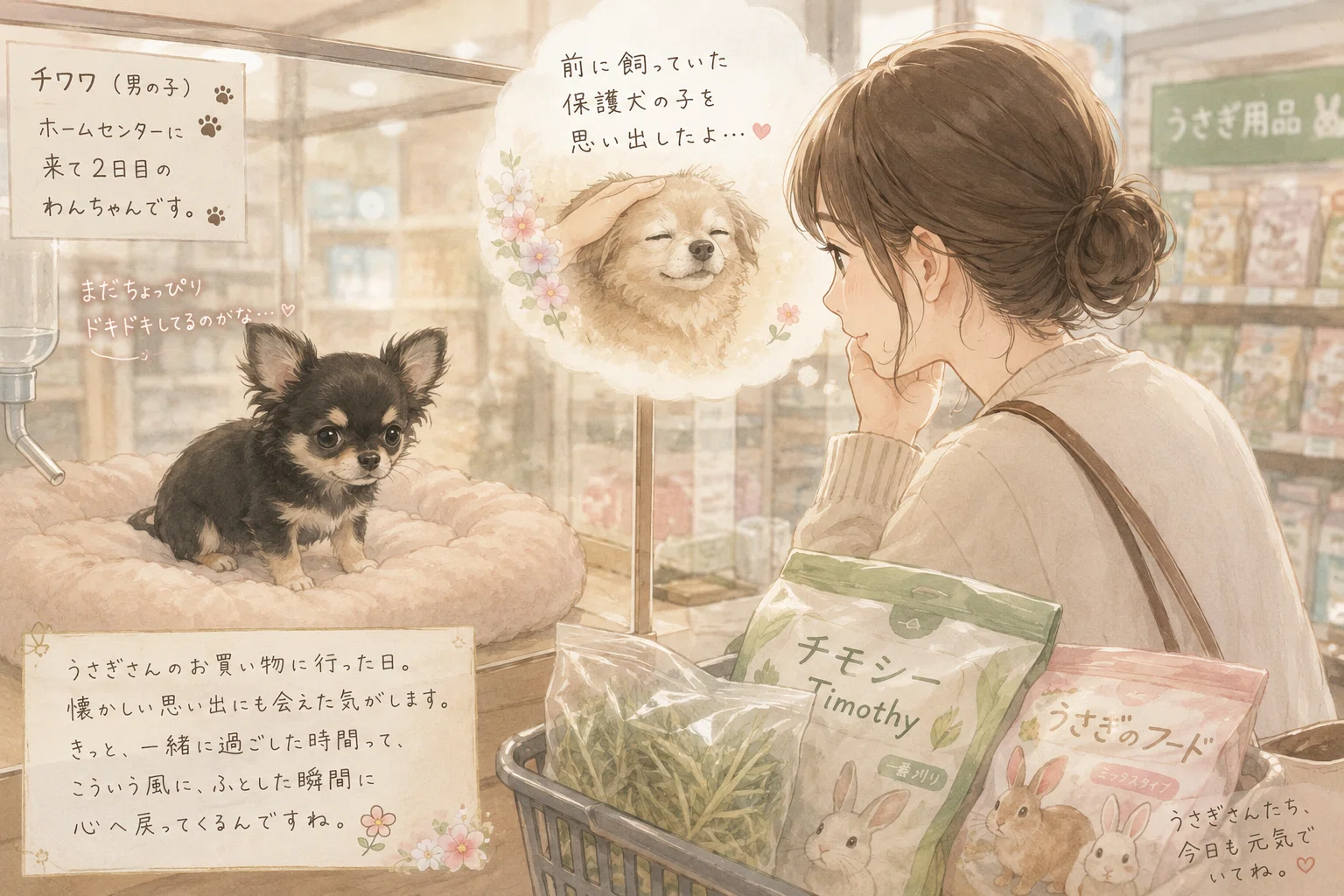 261】ホームセンターに来て2日目のチワワくん｜🕊‎桜庭 優凛