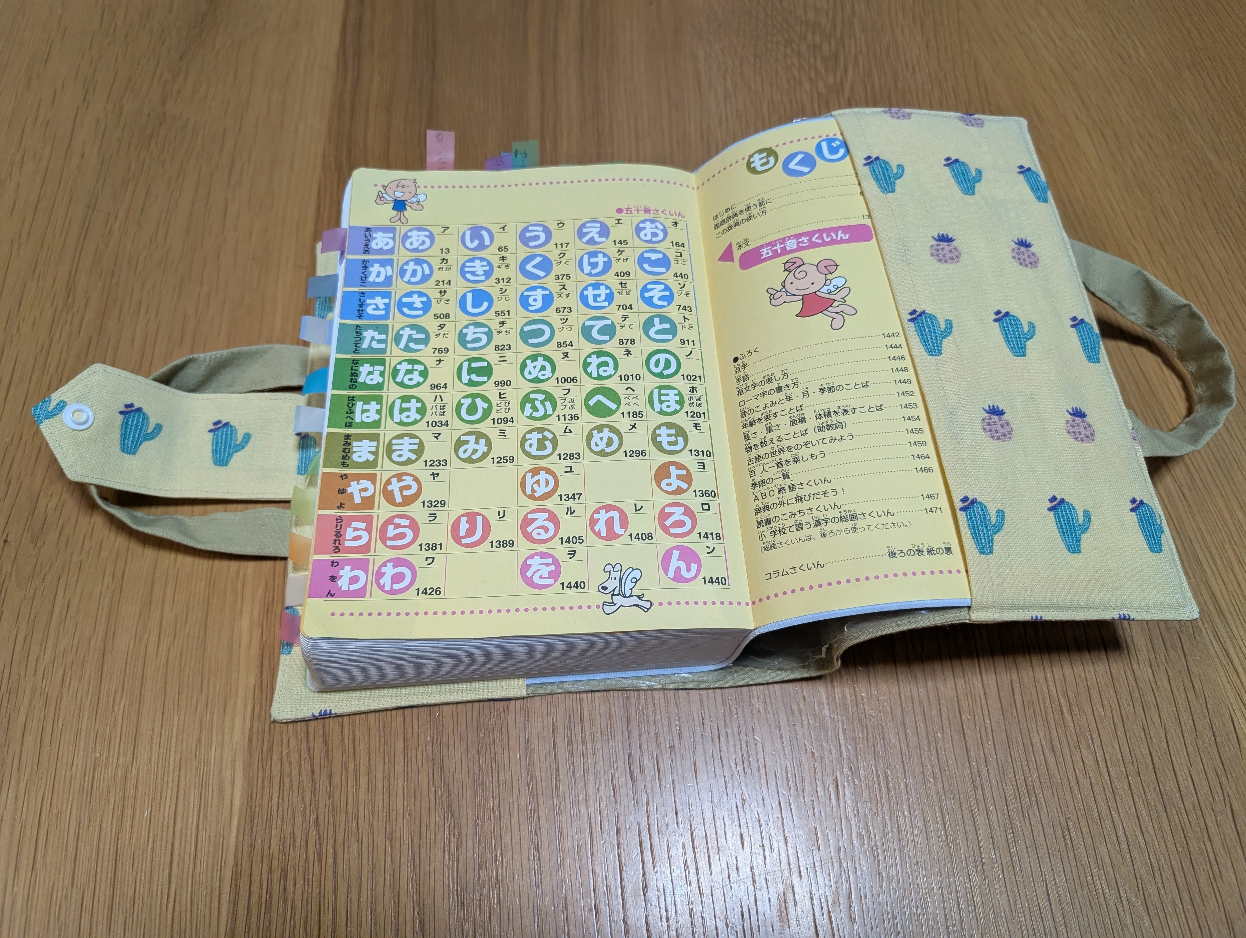 辞書カバーを作ったよ（1年ぶり2度目）｜まつもと酒店