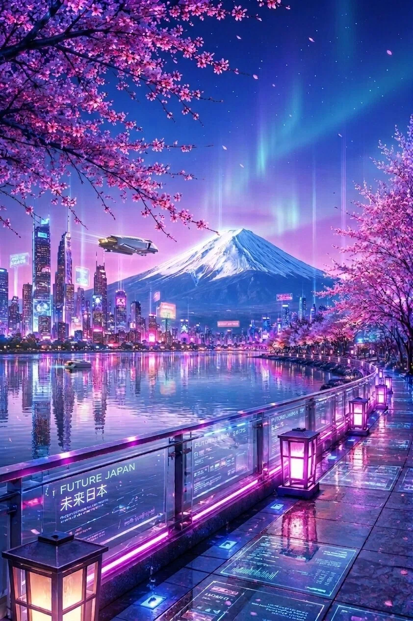 MIRAI-FUJI AI富士山桜日本｜GANDEAUX（がんどうあつし）