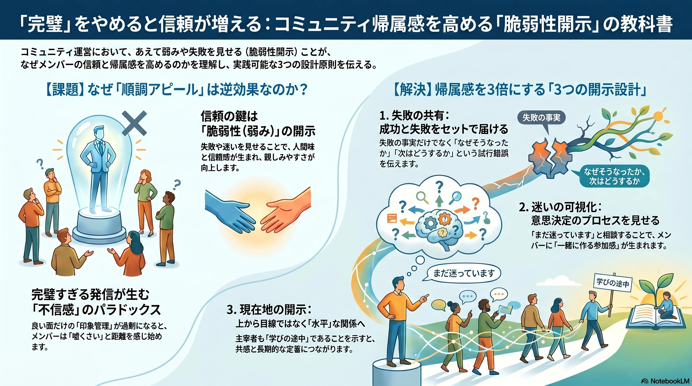 290 主宰者が「うまくいってます」と言い続けるほど、なぜ信頼が薄れる