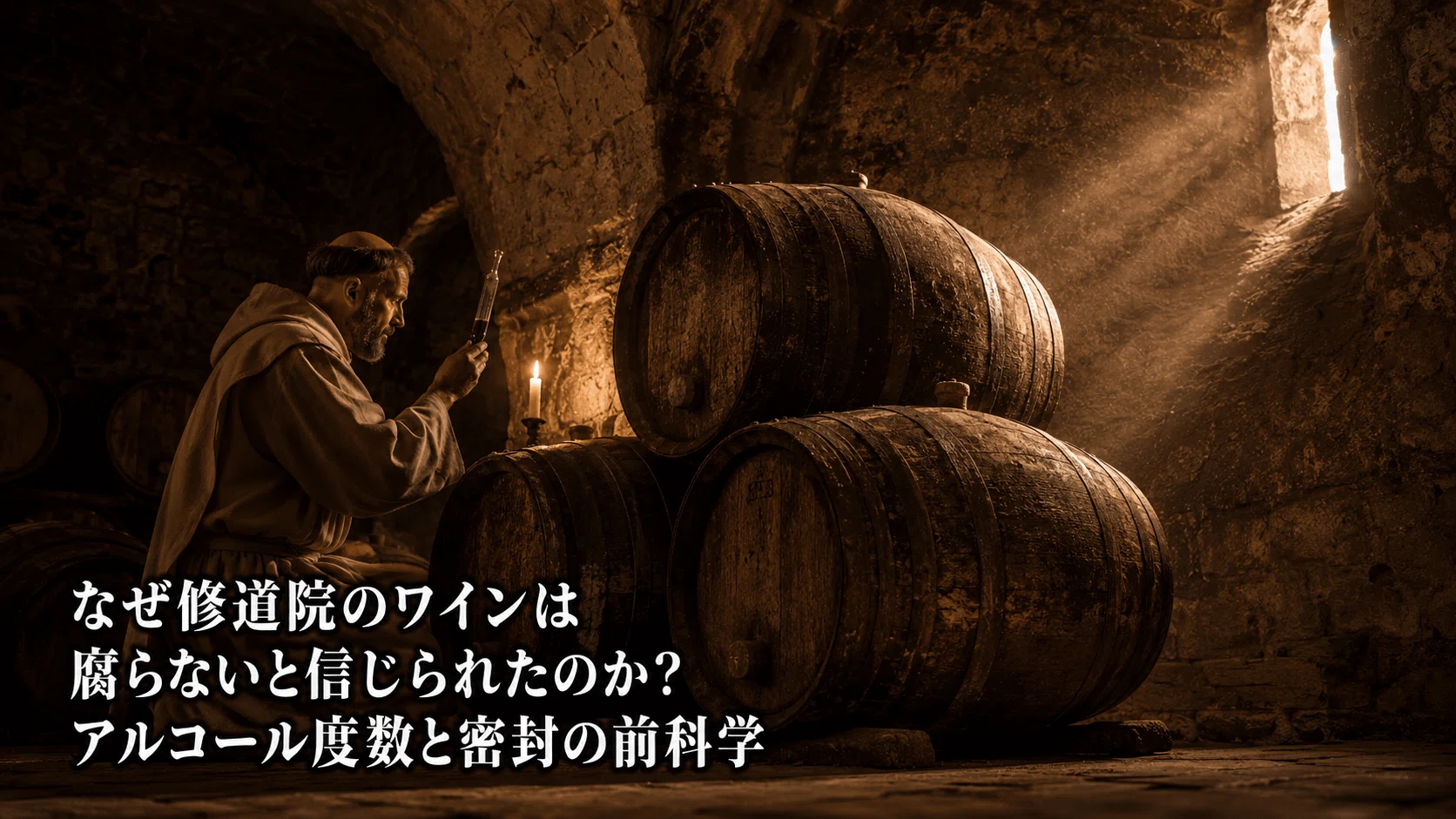 なぜ修道院のワインは腐らないと信じられたのか？アルコール度数と密封