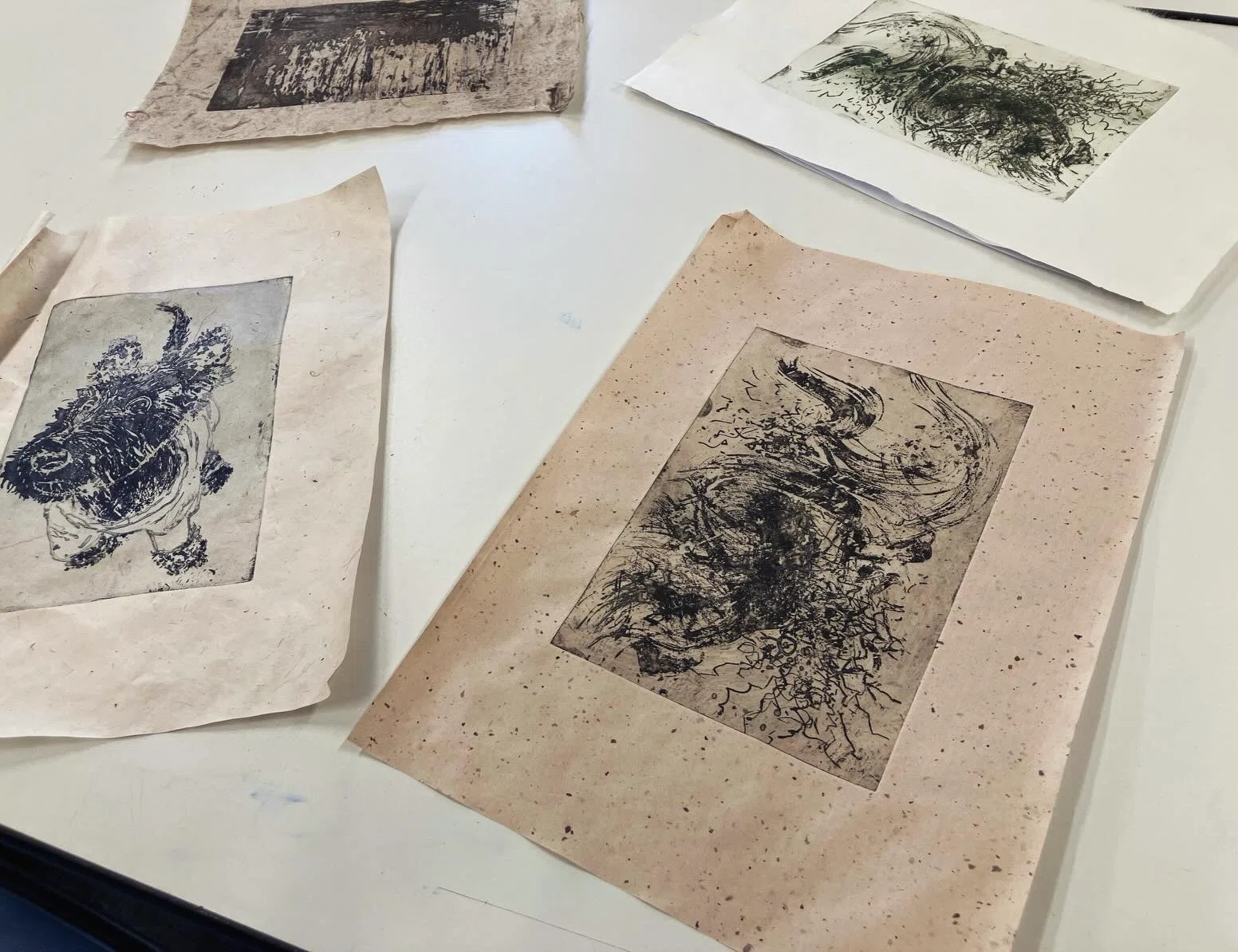 銅版画1日ワークショップ。彫って半分刷って半分。｜齋藤悠紀