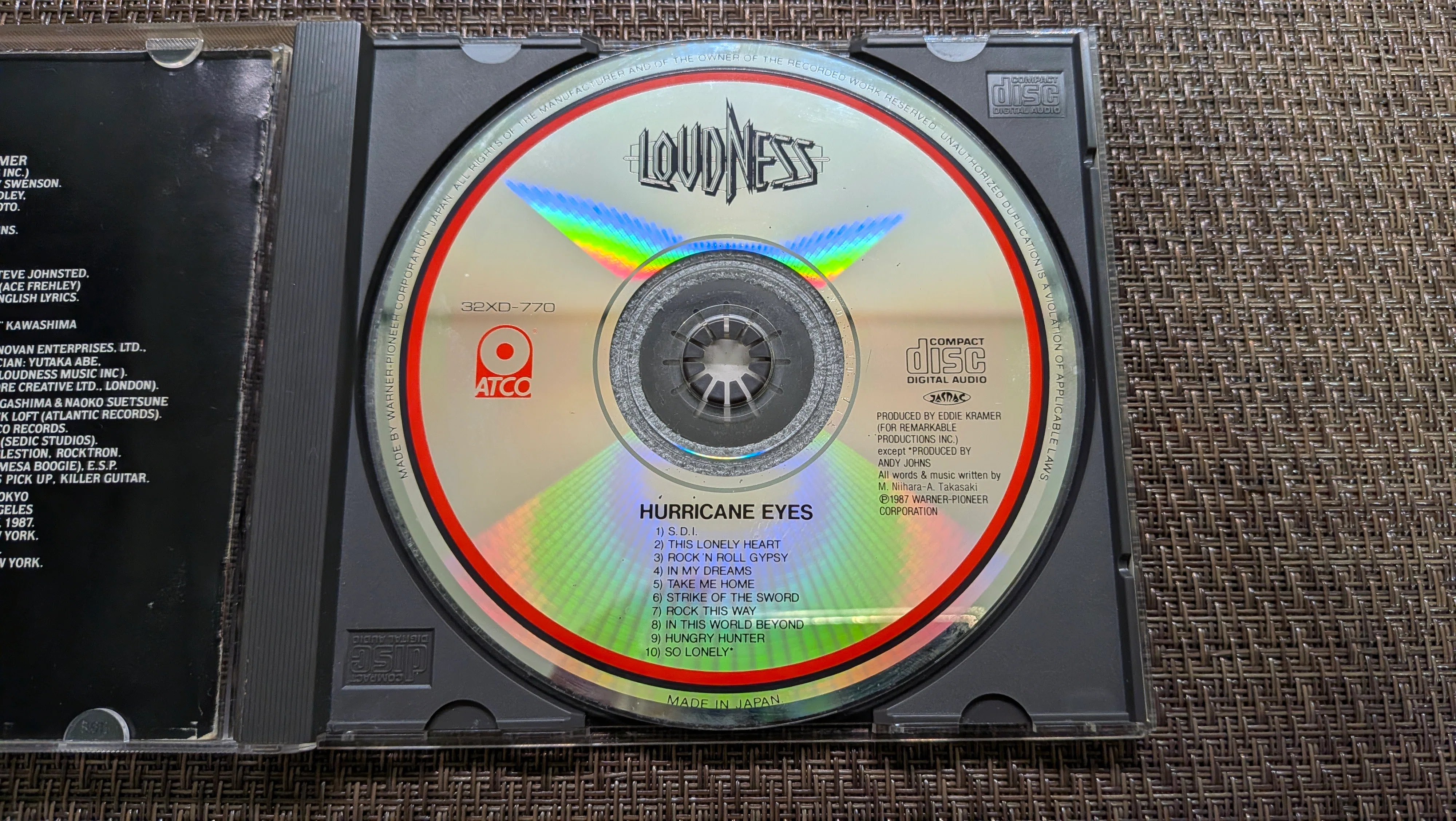 International、World系CDまとめvol.2 私とラウドネス。1987年作、HURRICANE EYESという『世界標準』を聴いた
