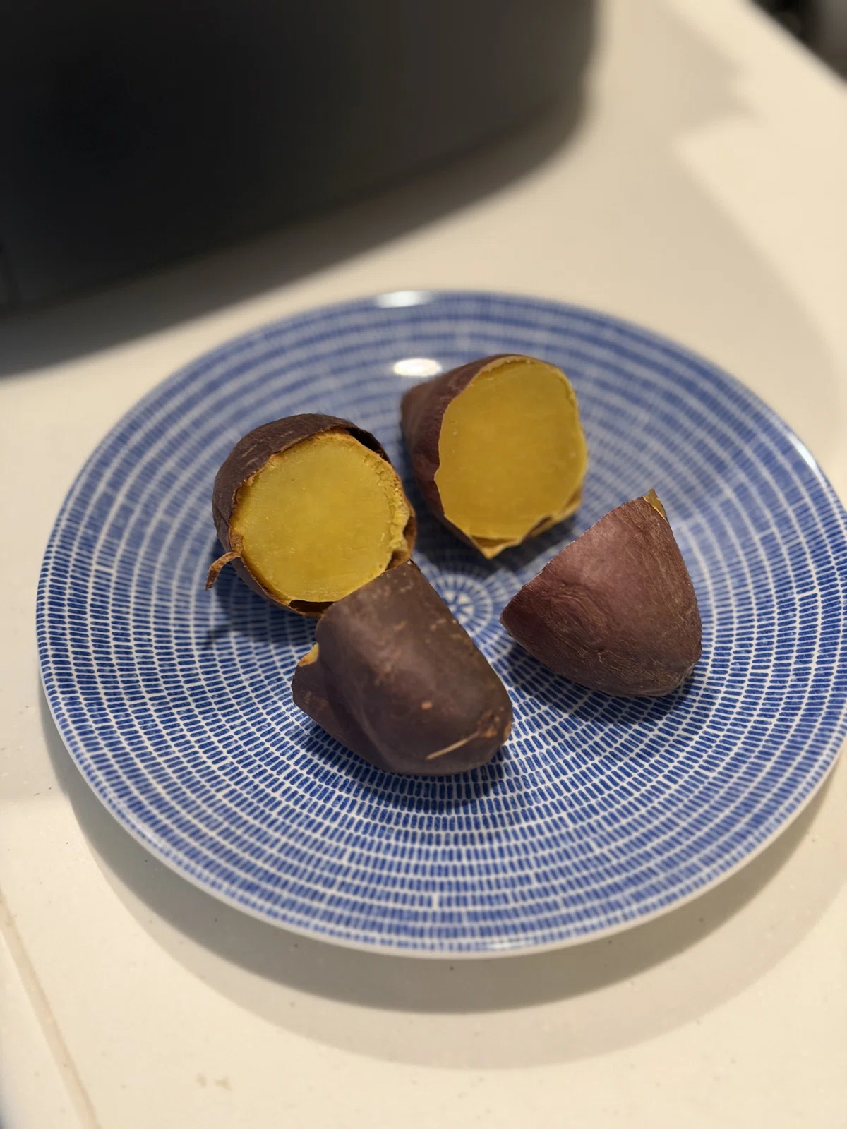 COSORIノンフライヤーで作る焼き芋（シルクスイート）