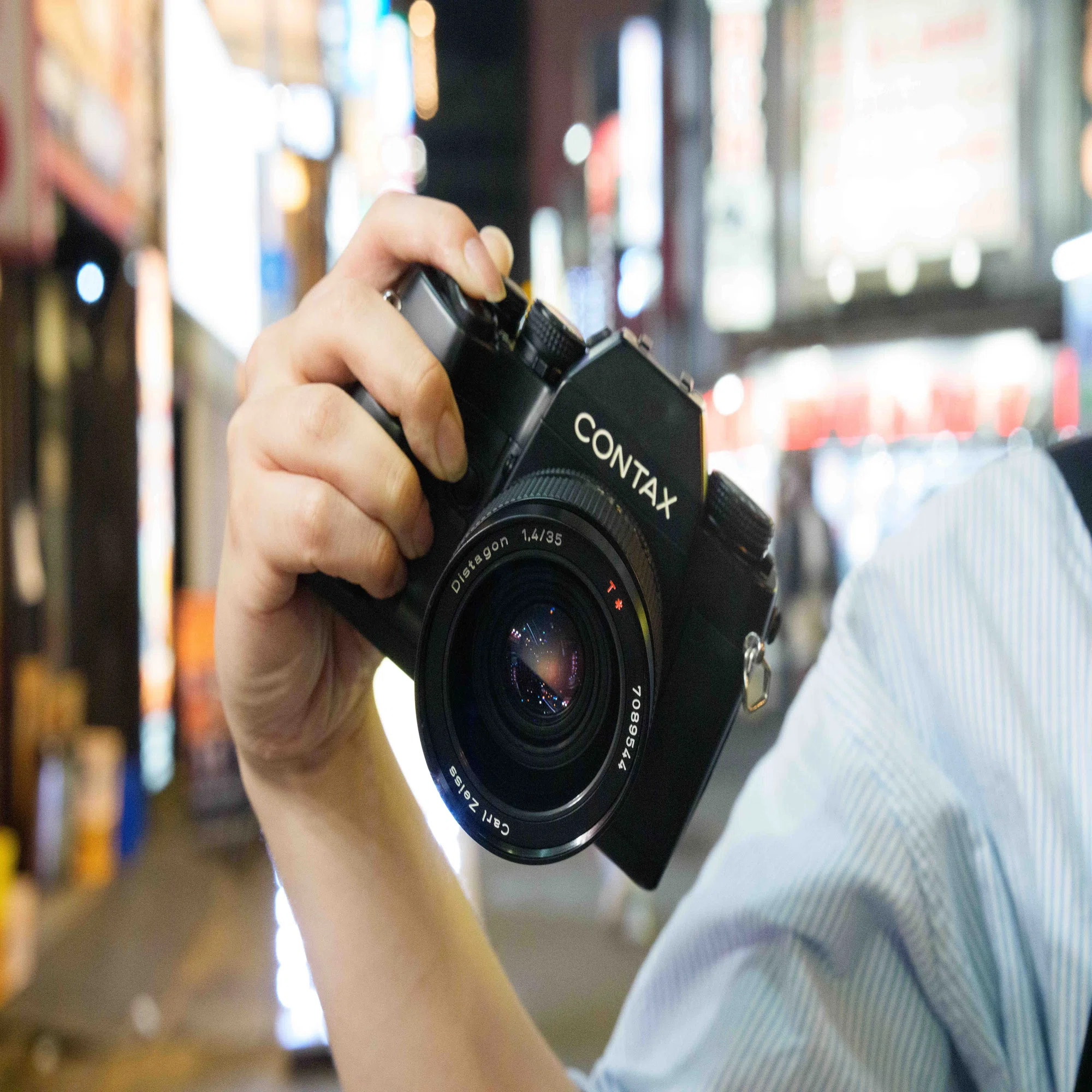CONTAX RXで歩く。新宿、代々木の夕暮れ。シャッターを切るたび、1990 